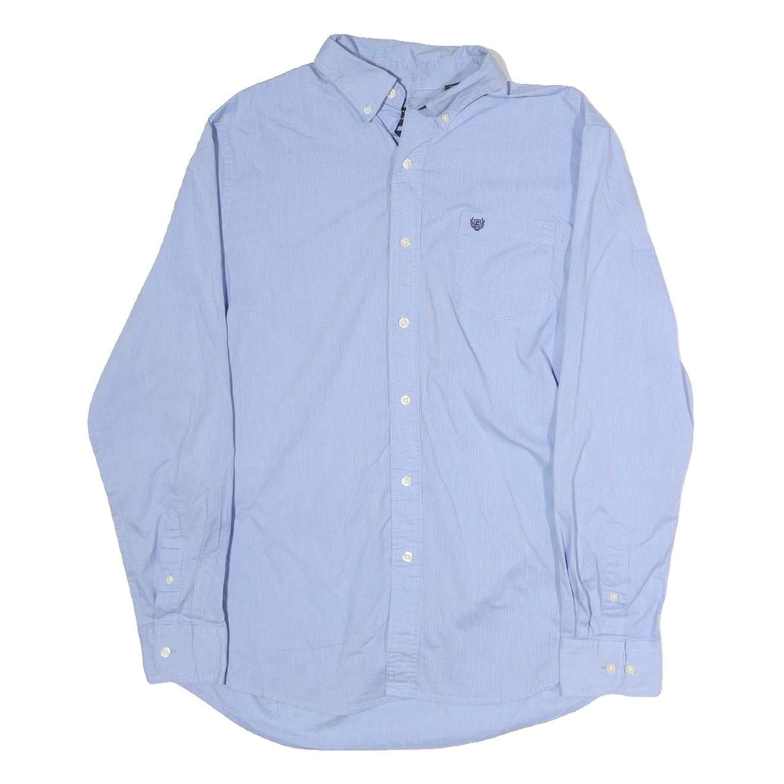 Buy CHAPS Mens Blue Cotton Button-Down Shirt L Casual Classic Fit Refurbished - $29.89 CHAPS Mens Blue Cotton Button-Down Shirt L Casual Classic Fit Refurbished - N/A refurbished available on Cerqular
