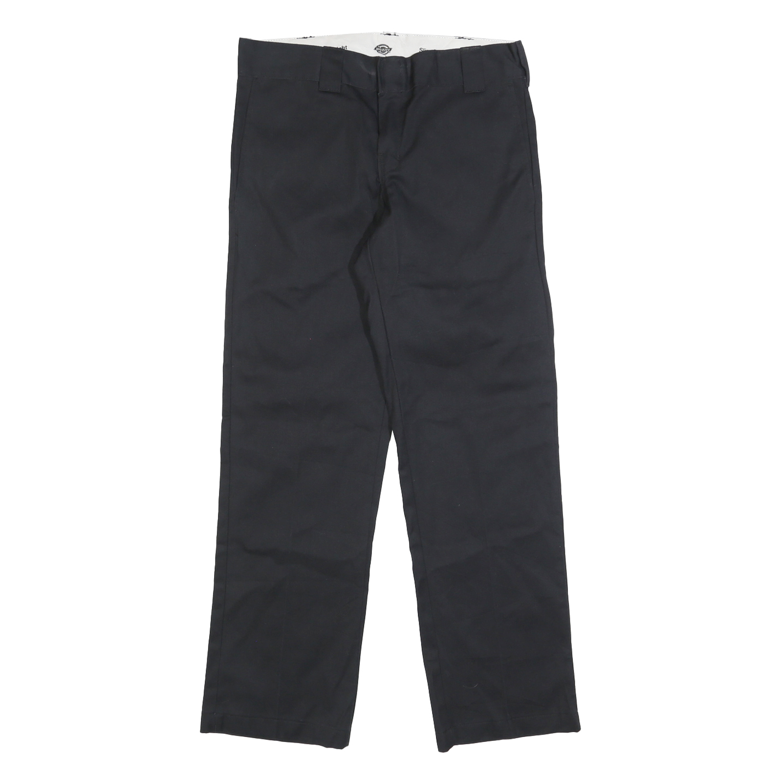 DICKIES Mens Cotton Blend Black Regular Fit Straight Leg Trousers W30 L30 Refurbished - N/A refurbished available on Cerqular
