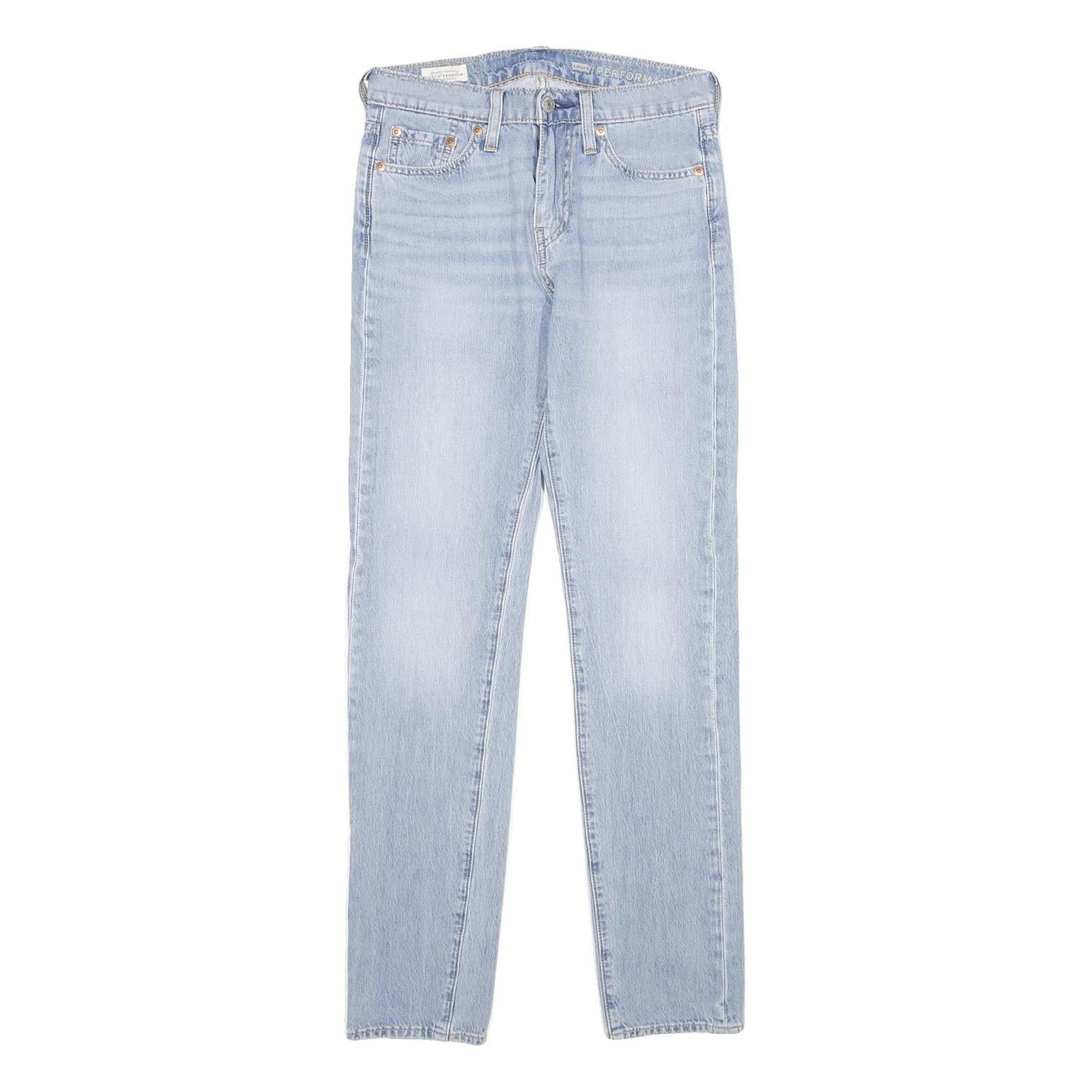 LEVI'S 510 BIG E Mens Jeans Blue Slim Skinny Denim Light W27 L32 Zip Cotton Refurbished - N/A refurbished available on Cerqular
