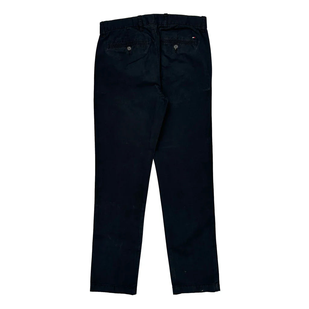 Tommy Hilfiger Chinos - 30W 30L Navy Cotton Refurbished - Thrifted (note: this is a term often used to describe second- refurbished available on Cerqular