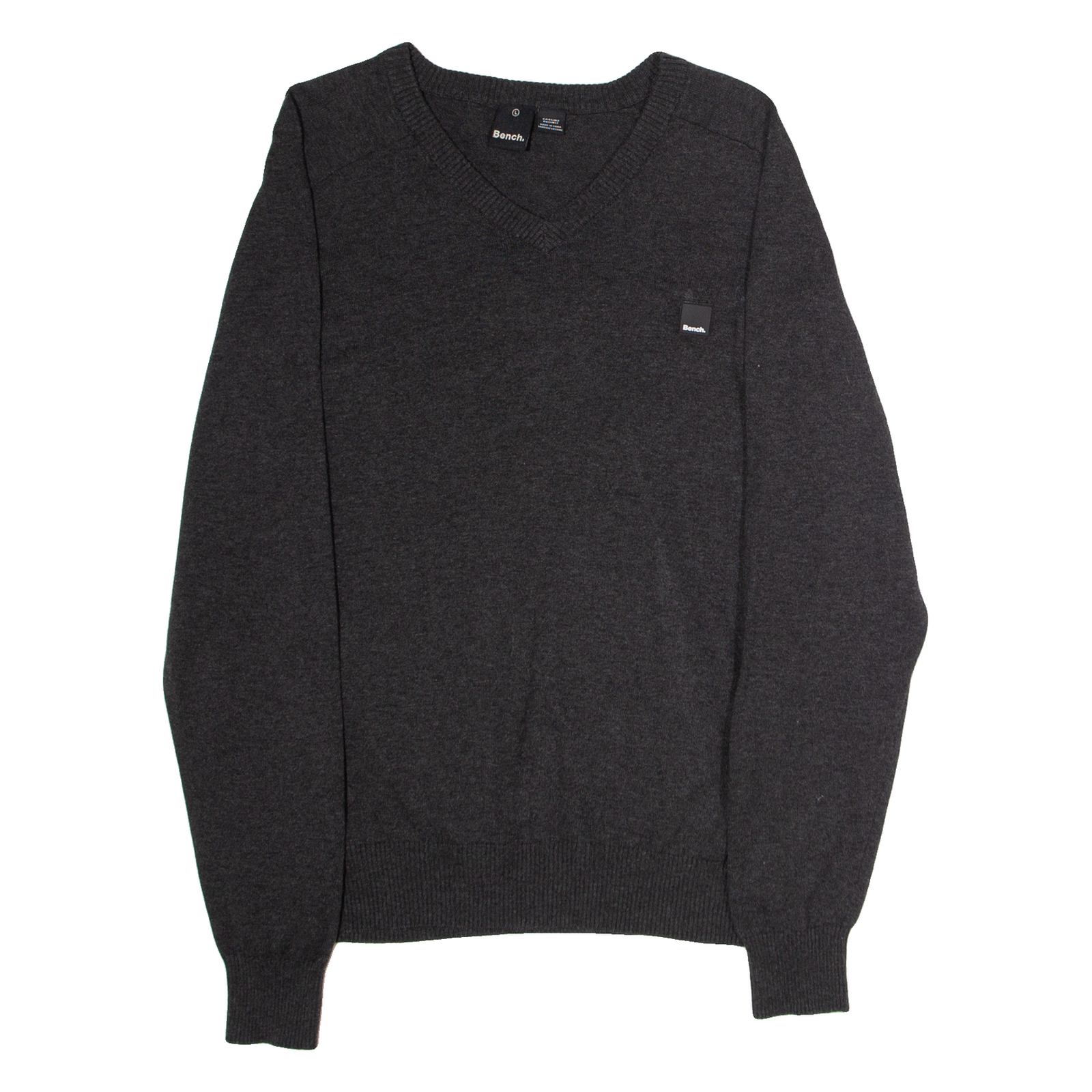 Buy BENCH Mens Jumper Grey V-Neck Tight Knit L Refurbished - $16.89 BENCH Mens Jumper Grey V-Neck Tight Knit L Refurbished - N/A refurbished available on Cerqular