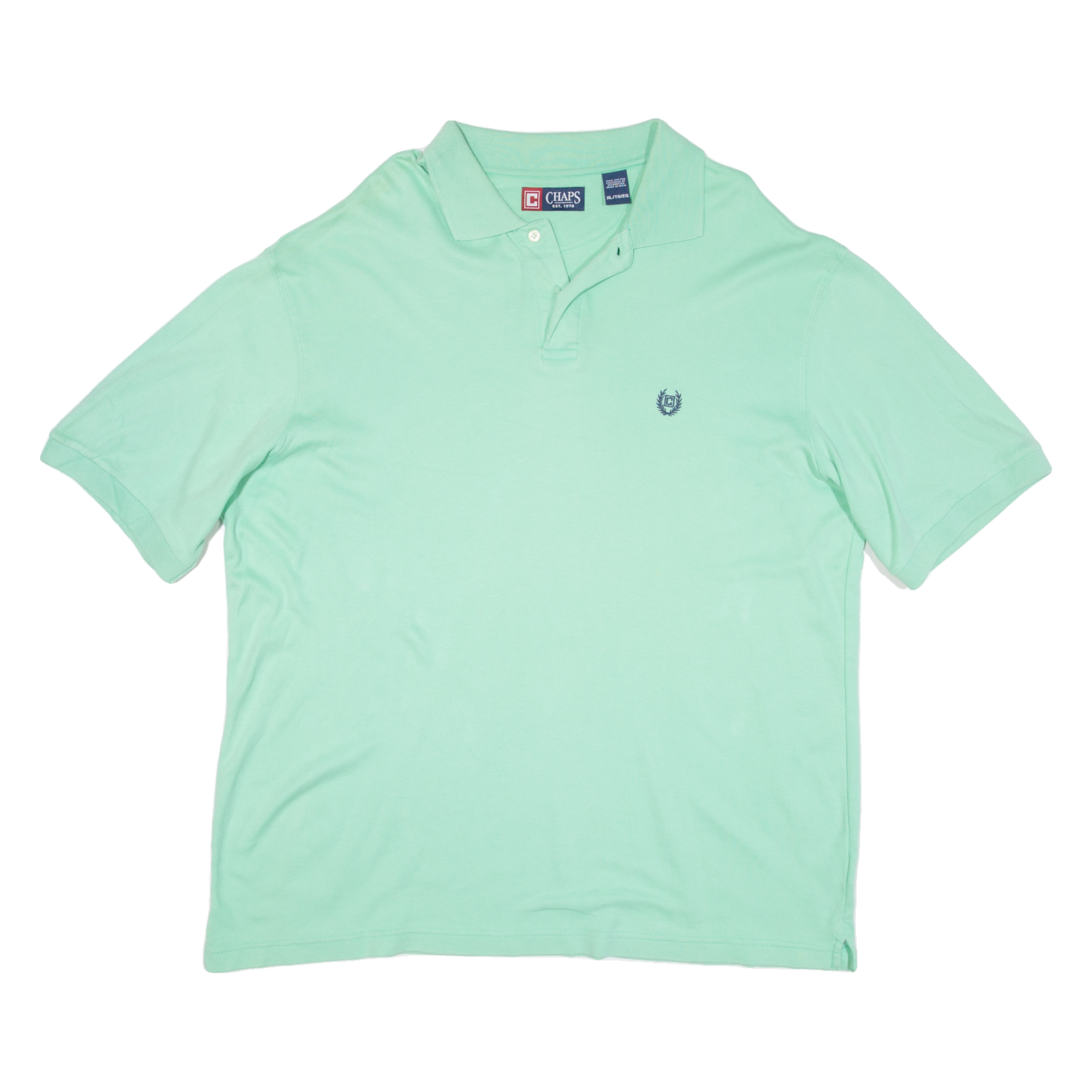 CHAPS Mens Polo Shirt Green XL Refurbished - N/A refurbished available on Cerqular