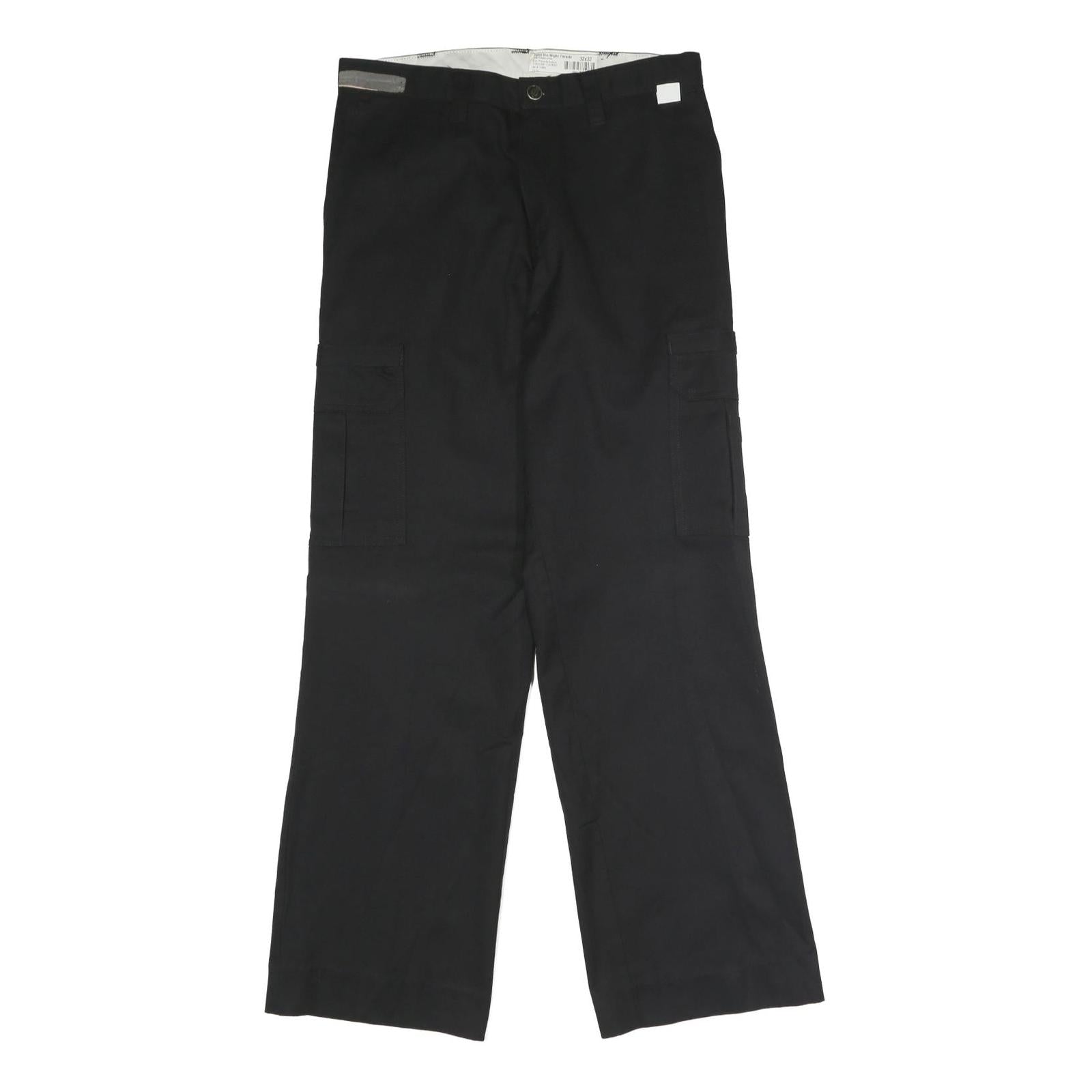 DICKIES Mens Black Regular Cargo Trousers W32 L32 Workwear Zip Closure Refurbished - N/A refurbished available on Cerqular