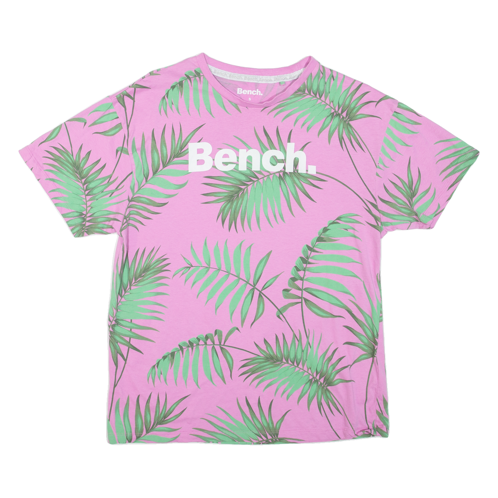Buy BENCH Tropical Mens T-Shirt Pink Crew Neck S Refurbished - $15.59 BENCH Tropical Mens T-Shirt Pink Crew Neck S Refurbished - N/A refurbished available on Cerqular