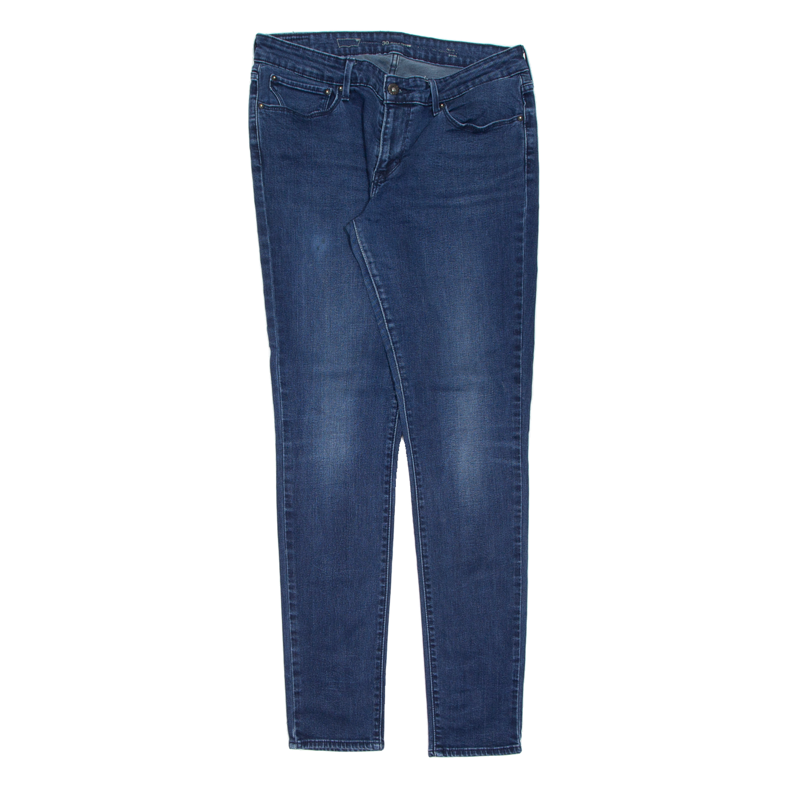 LEVI'S Curve Womens Jeans Blue Slim Skinny Stone Wash W30 L34 Refurbished - N/A refurbished available on Cerqular