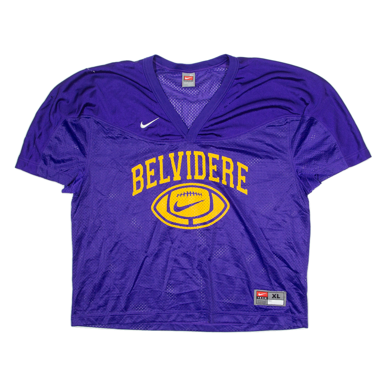 NIKE Belvidere Womens Jersey Purple USA V-Neck XL Refurbished - N/A refurbished available on Cerqular