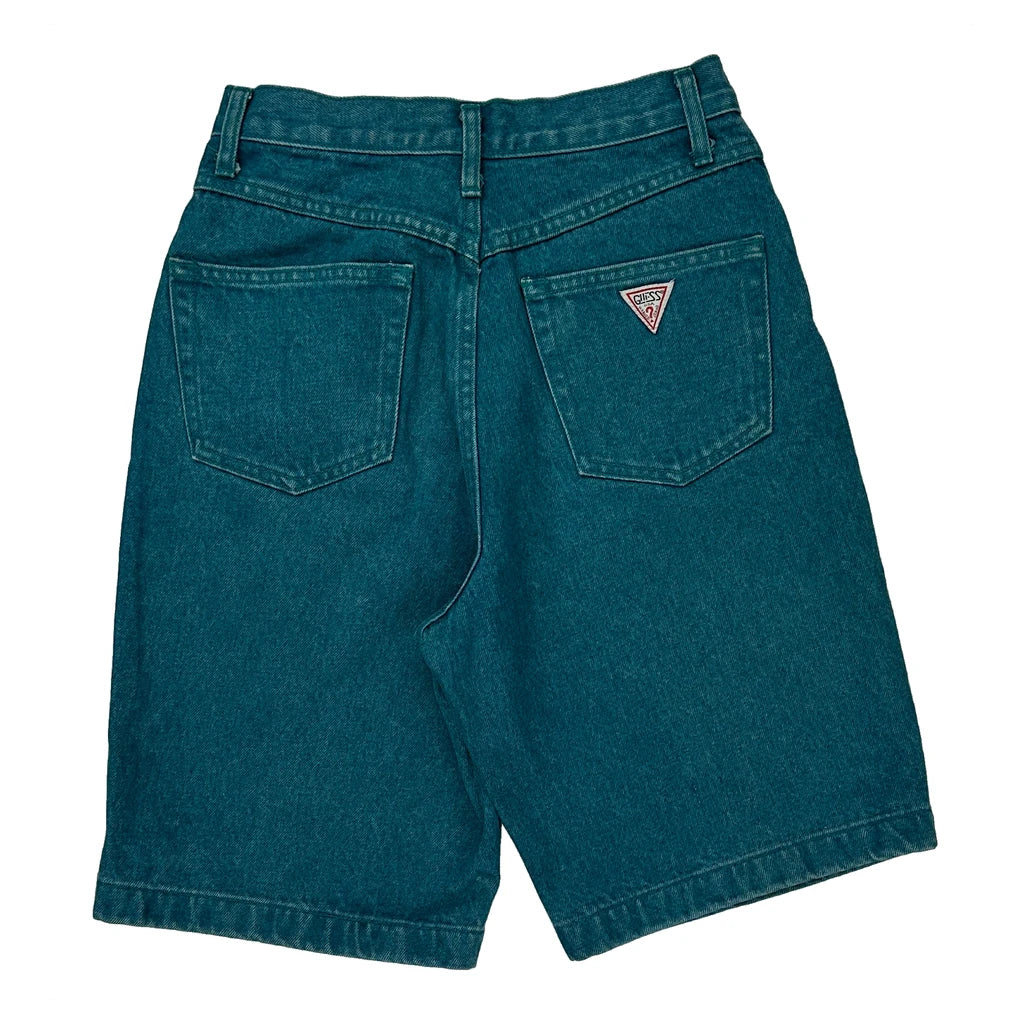 Buy Guess Denim Shorts - 26W UK 6 Blue Cotton Refurbished - $50.91 Guess Denim Shorts - 26W UK 6 Blue Cotton Refurbished - Thrifted (note: this is a term often used to describe second- refurbished available on Cerqular