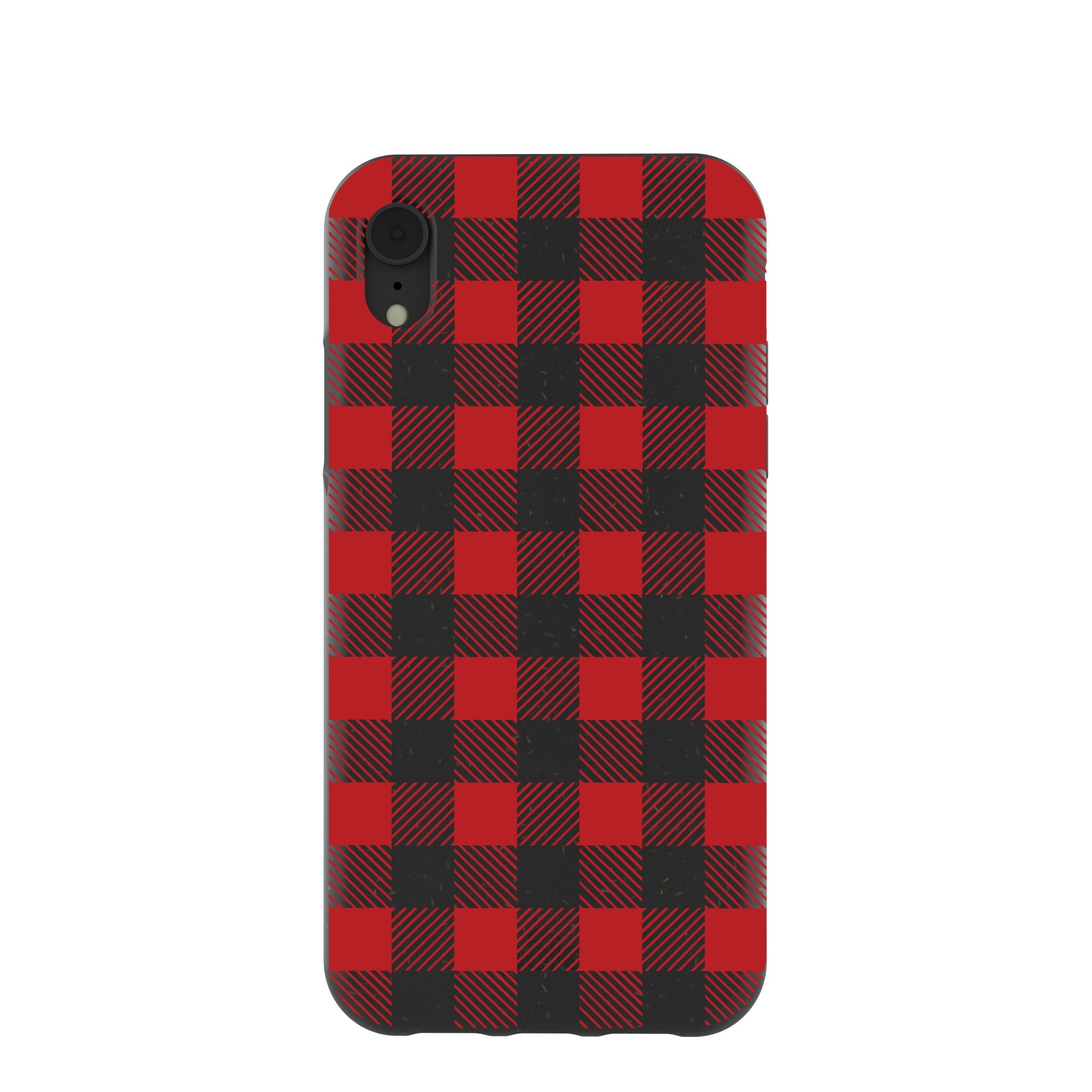 Black Flannel iPhone XR Case Refurbished - Pela Case refurbished available on Cerqular