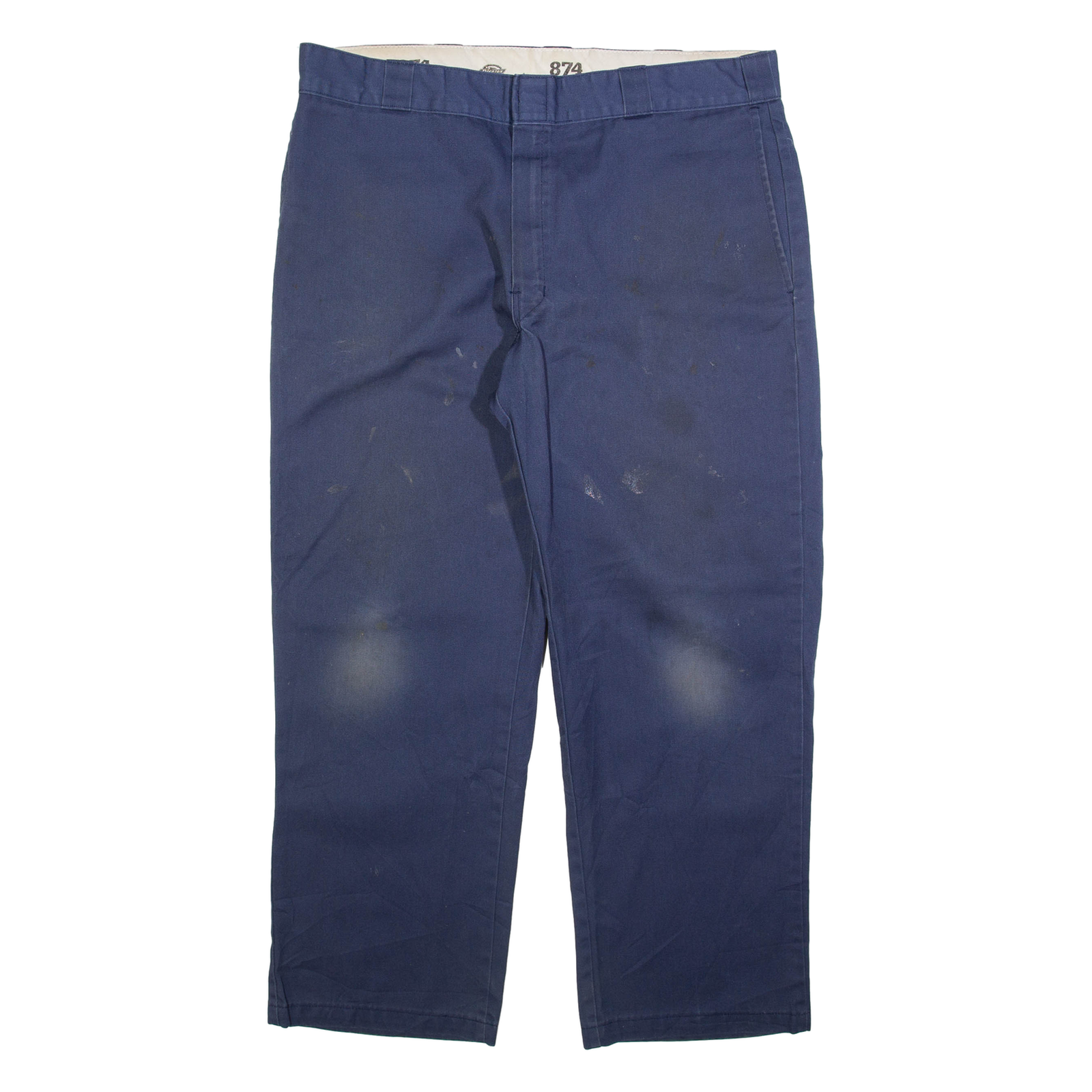 DICKIES 874 Workwear Mens Trousers Blue Regular Straight W36 L27 Refurbished - N/A refurbished available on Cerqular