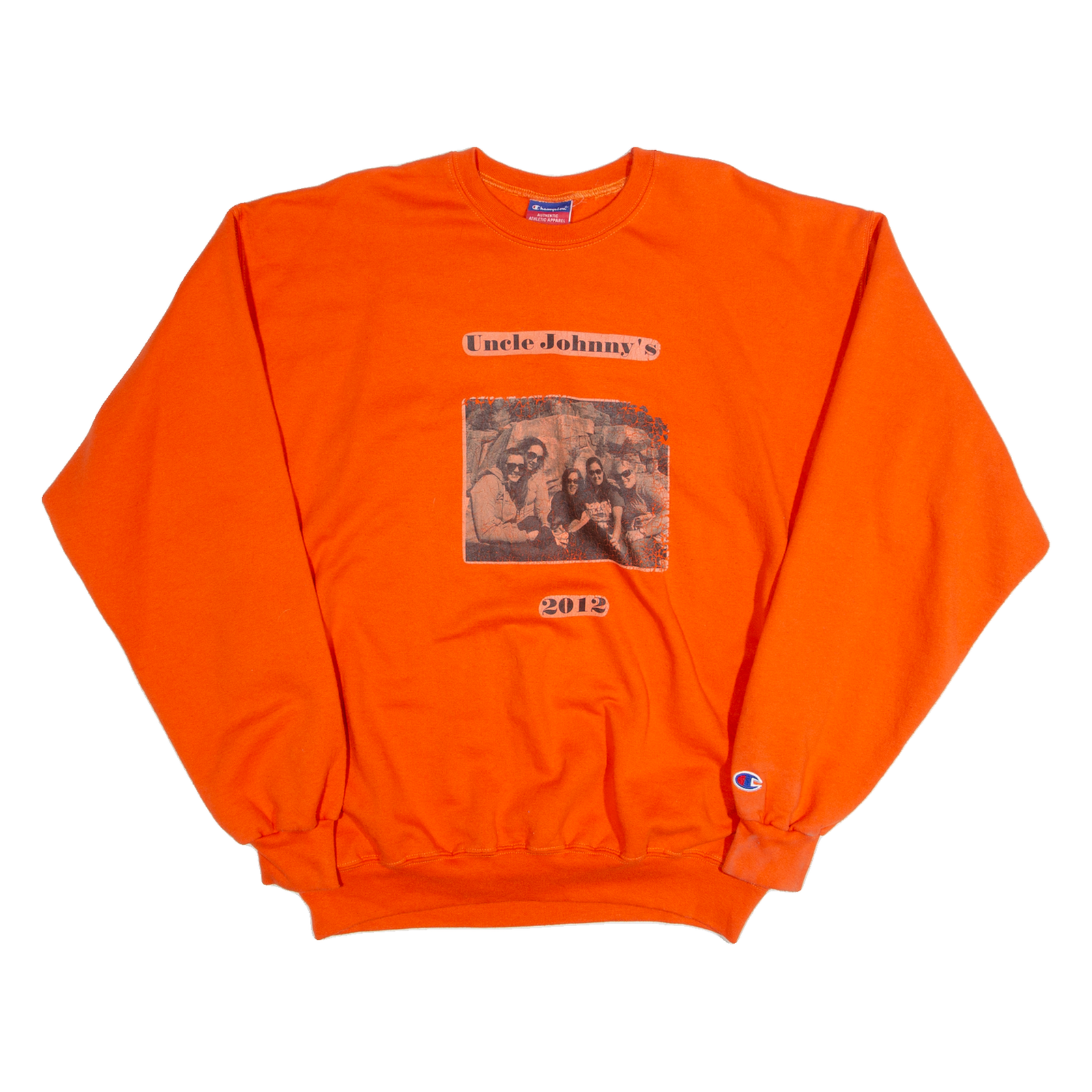 CHAMPION Uncle Johnny's Mens Sweatshirt Orange L Refurbished - N/A refurbished available on Cerqular