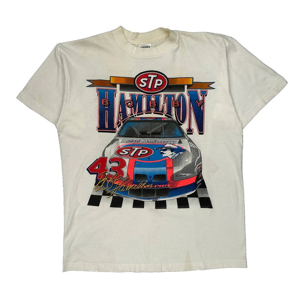 Buy Stp Racing Tultex Nascar T-Shirt - XL White Cotton Refurbished - $33.49 Stp Racing Tultex Nascar T-Shirt - XL White Cotton Refurbished - Thrifted (note: this is a term often used to describe second- refurbished available on Cerqular