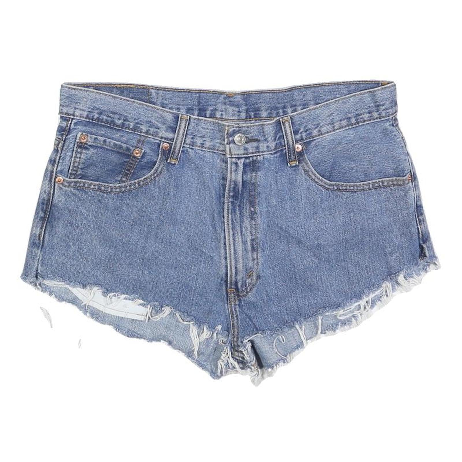 Buy LEVI'S Womens Denim Blue Casual Shorts L W36 Distressed Cut-Off Refurbished - $25.99 LEVI'S Womens Denim Blue Casual Shorts L W36 Distressed Cut-Off Refurbished - N/A refurbished available on Cerqular