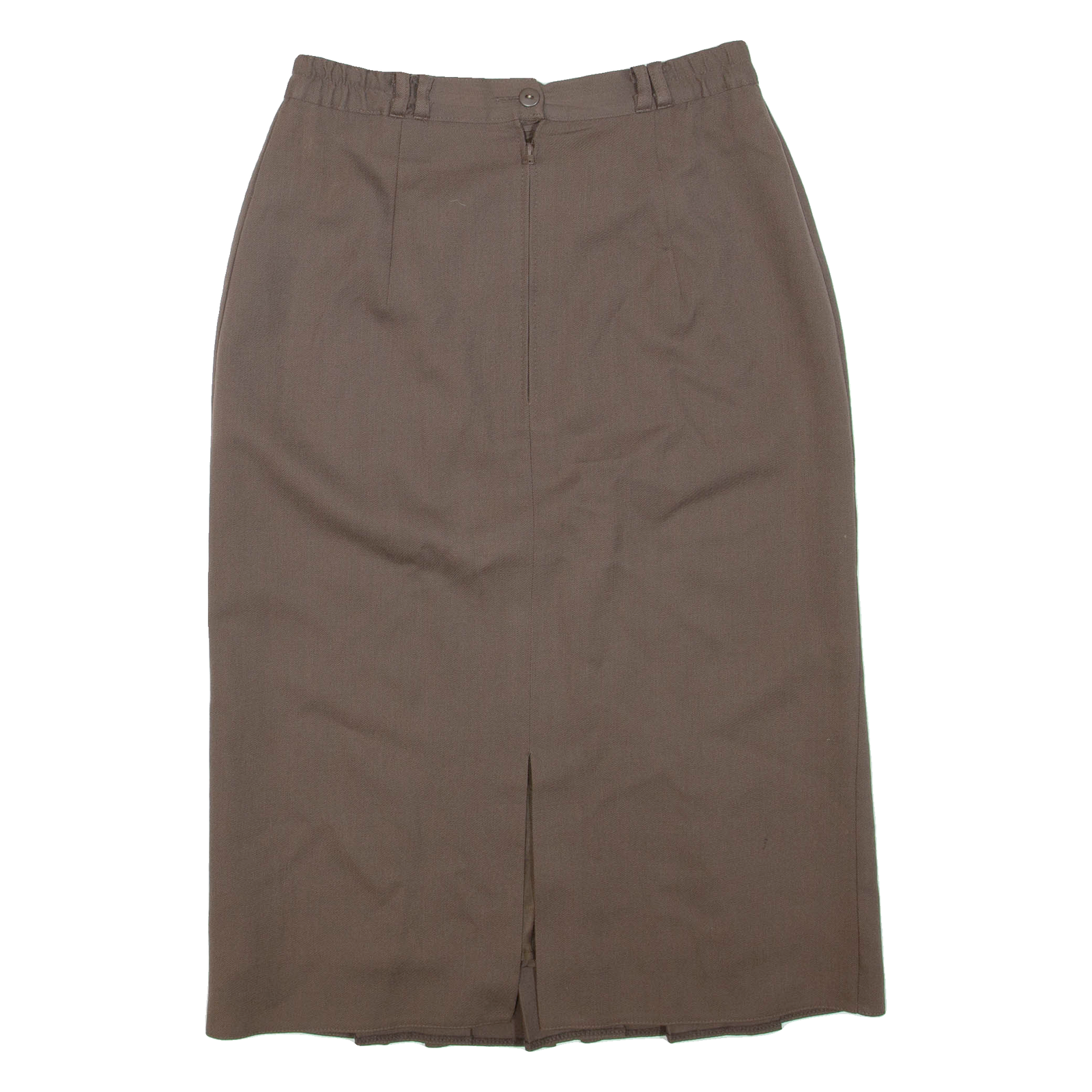 Womens Pencil Skirt Brown Knee Length Wool S Refurbished - N/A refurbished available on Cerqular