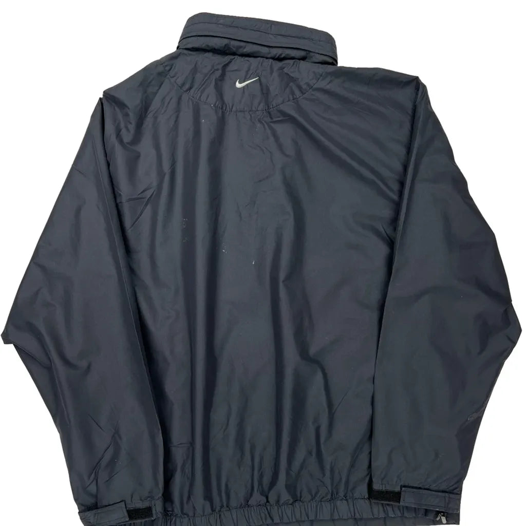 Buy Nike Windbreaker - XL Navy Polyester Refurbished - $84.41 Nike Windbreaker - XL Navy Polyester Refurbished - Thrifted (note: this is a term often used to describe second- refurbished available on Cerqular