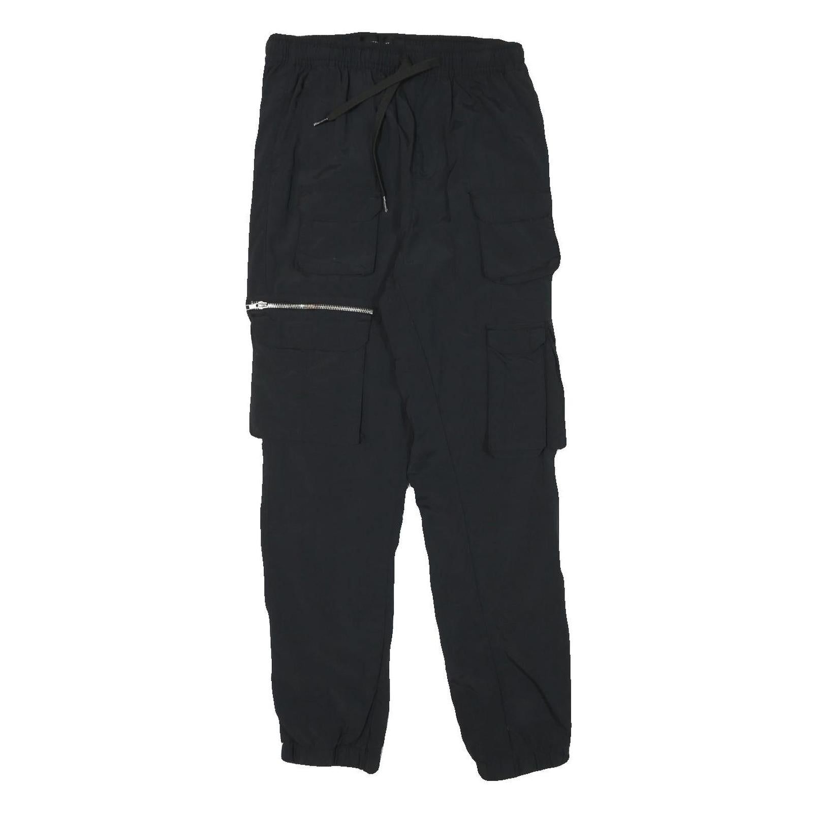 Buy BRAVESOUL Mens Polyester Blend Black Relaxed Cargo Trousers W28 L28 Drawstring Refurbished - $23.39 BRAVESOUL Mens Polyester Blend Black Relaxed Cargo Trousers W28 L28 Drawstring Refurbished - N/A refurbished available on Cerqular
