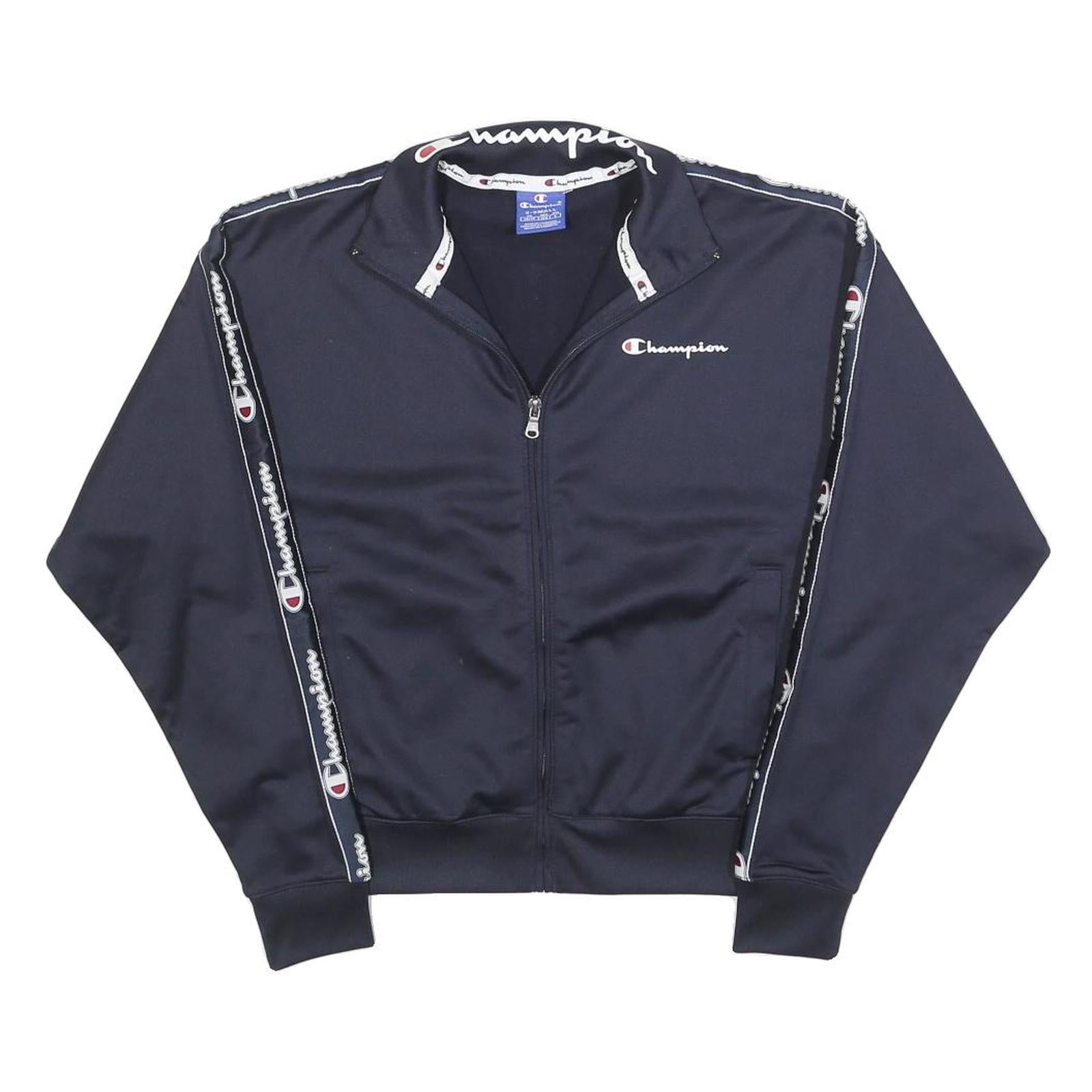 Buy CHAMPION Womens Navy Blue Track Jacket XS Polyester Zip Plain Sporty Casual Refurbished - $36.39 CHAMPION Womens Navy Blue Track Jacket XS Polyester Zip Plain Sporty Casual Refurbished - N/A refurbished available on Cerqular