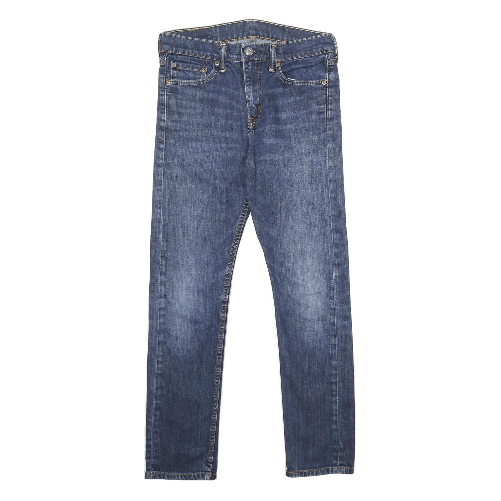 LEVI'S 510 Mens Jeans Blue Slim Skinny Denim Medium Wash W29 L30 Stretch Refurbished - N/A refurbished available on Cerqular