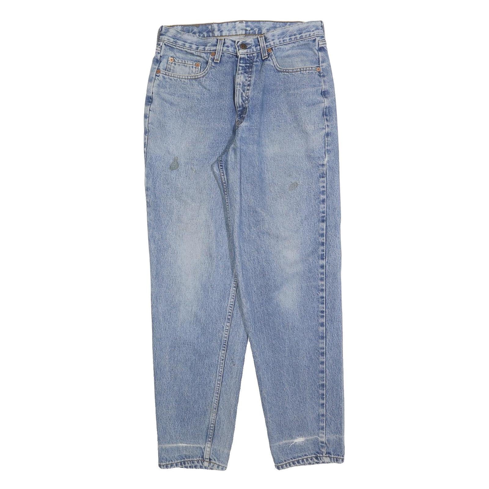 LEVI'S Mens Regular Fit Light Blue Denim Jeans W31 L32 Classic Zip Pocket Refurbished - N/A refurbished available on Cerqular