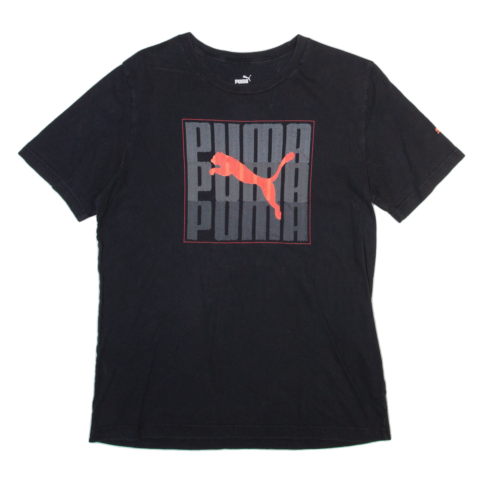 PUMA Mens T-Shirt Black L Refurbished - N/A refurbished available on Cerqular