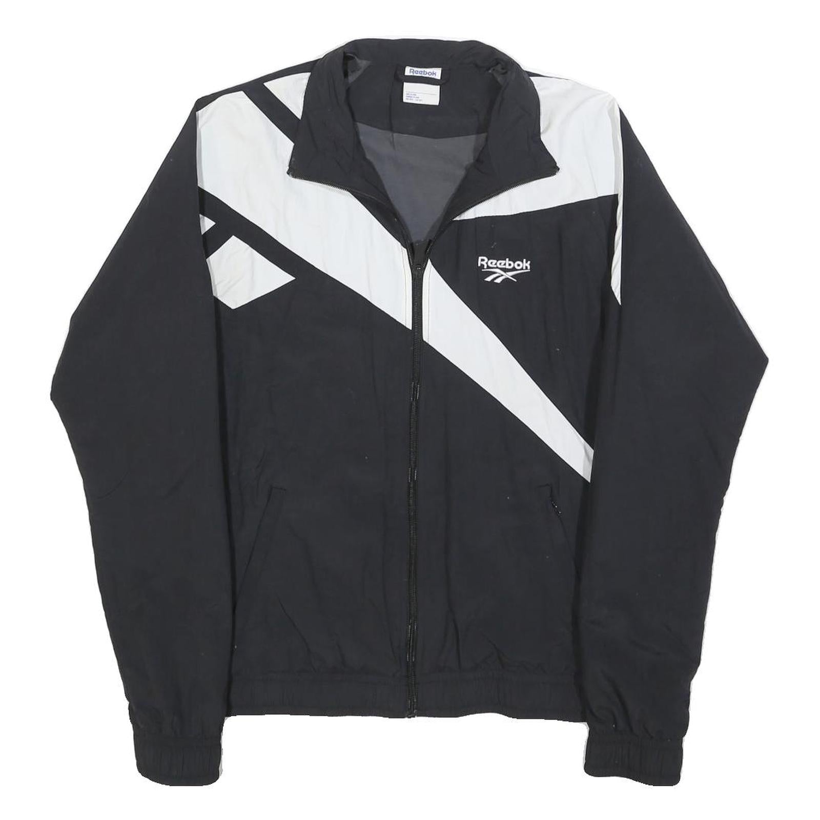 Buy REEBOK Mens Black & White Zip Jacket XS Polyester Blend Colourblock Sportswear Refurbished - $41.59 REEBOK Mens Black & White Zip Jacket XS Polyester Blend Colourblock Sportswear Refurbished - N/A refurbished available on Cerqular