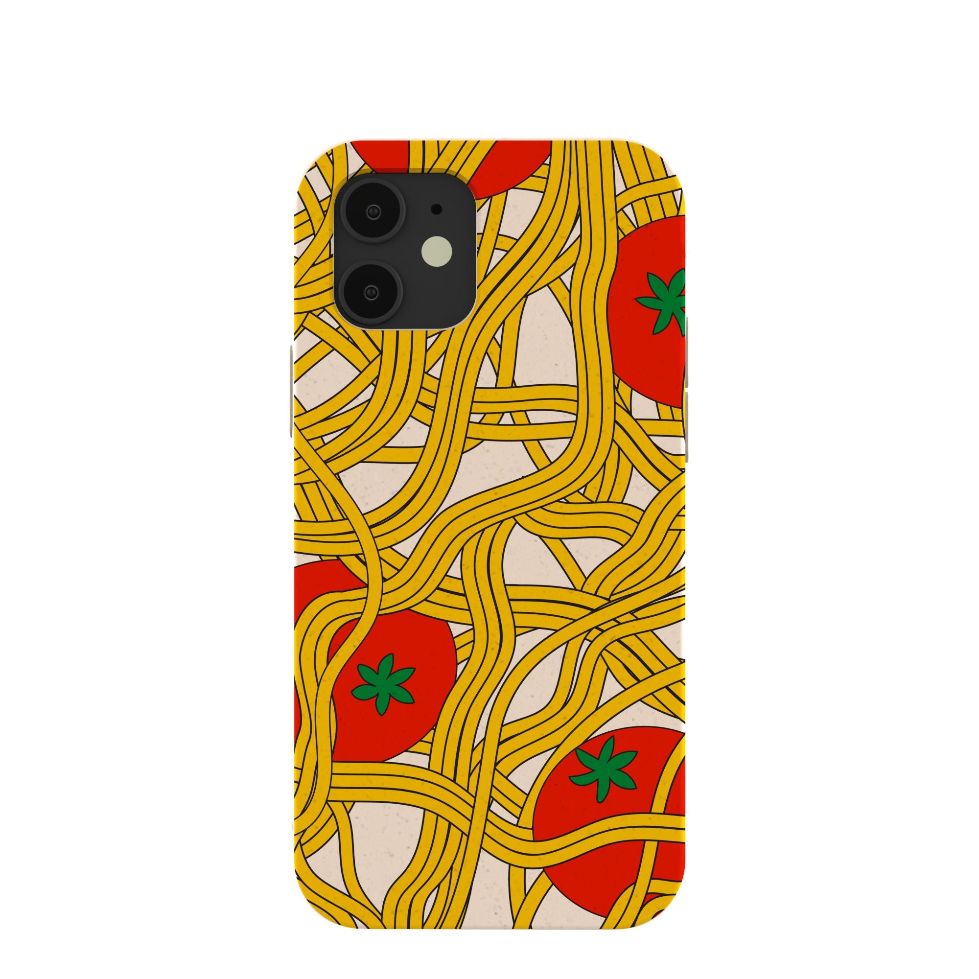 Seashell Spaghetti Splash iPhone 12/ iPhone 12 Pro Case Refurbished - Pela Case refurbished available on Cerqular
