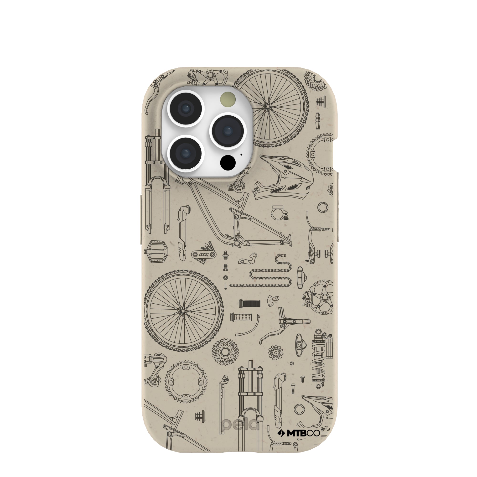 London Fog Changing Gears MTBCO iPhone 15 Pro Case Refurbished - Pela Case refurbished available on Cerqular