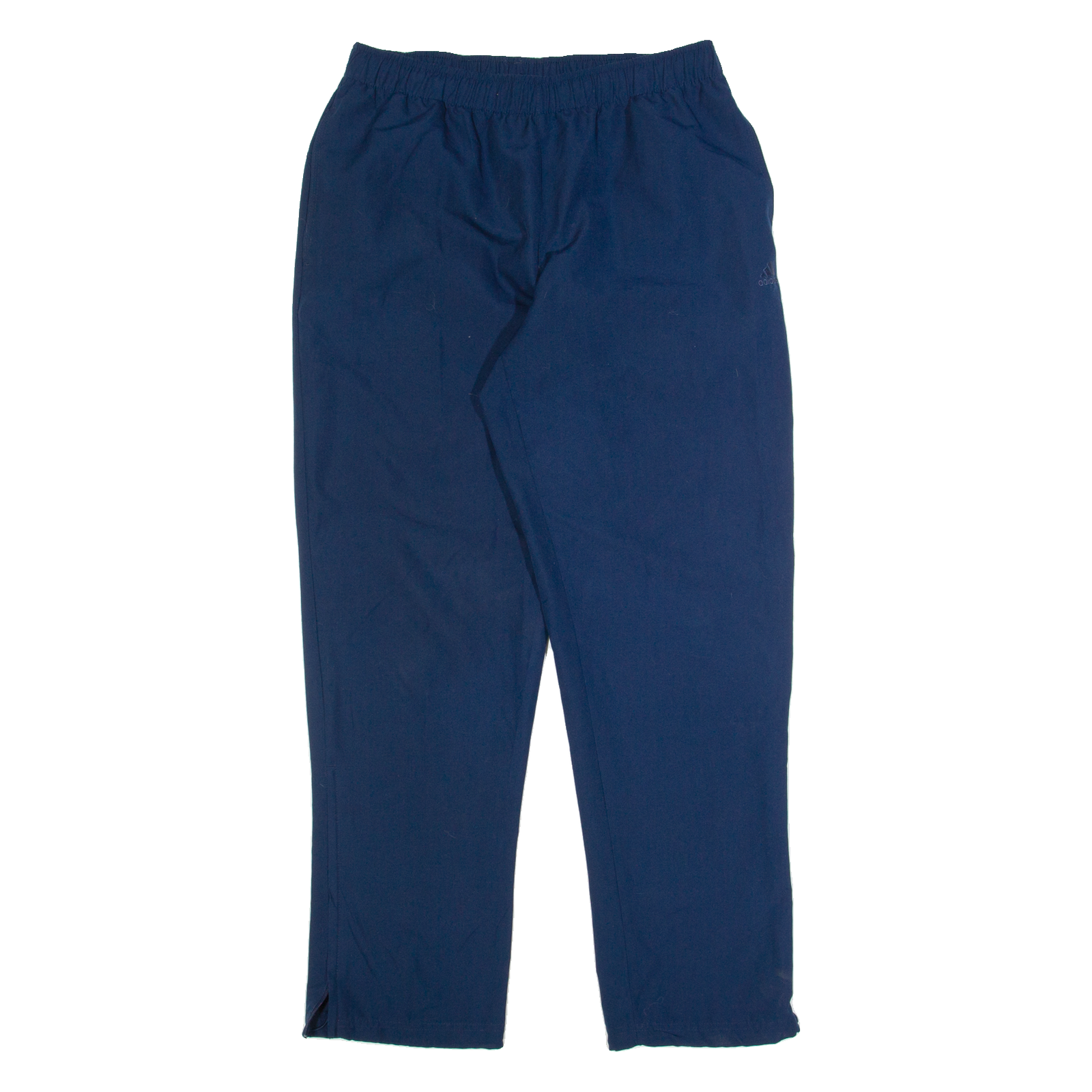 ADIDAS Mens Track Pants Blue Nylon Straight L W30 L32 Refurbished - N/A refurbished available on Cerqular