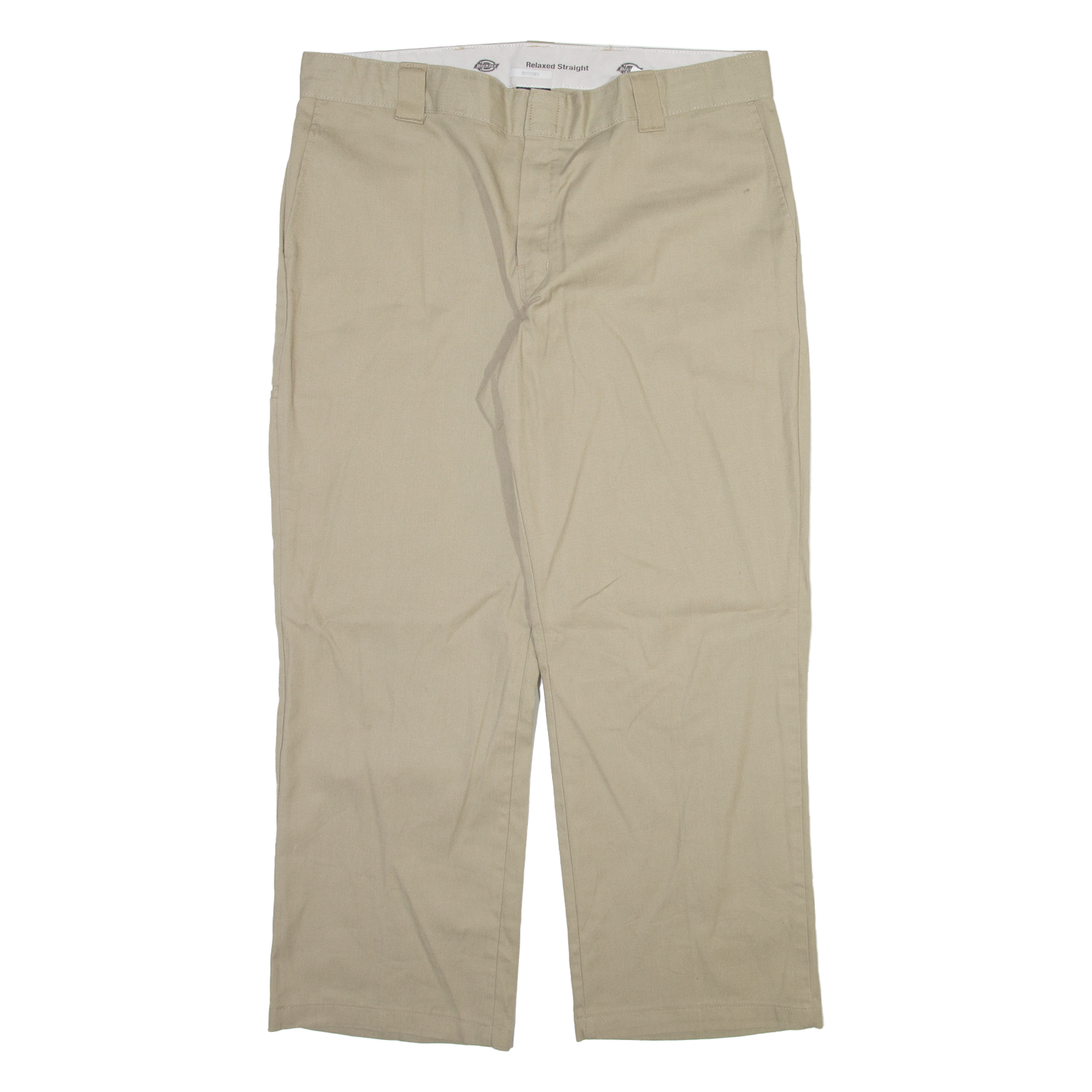 DICKIES Mens Trousers Beige Relaxed Straight W40 L30 Refurbished - N/A refurbished available on Cerqular