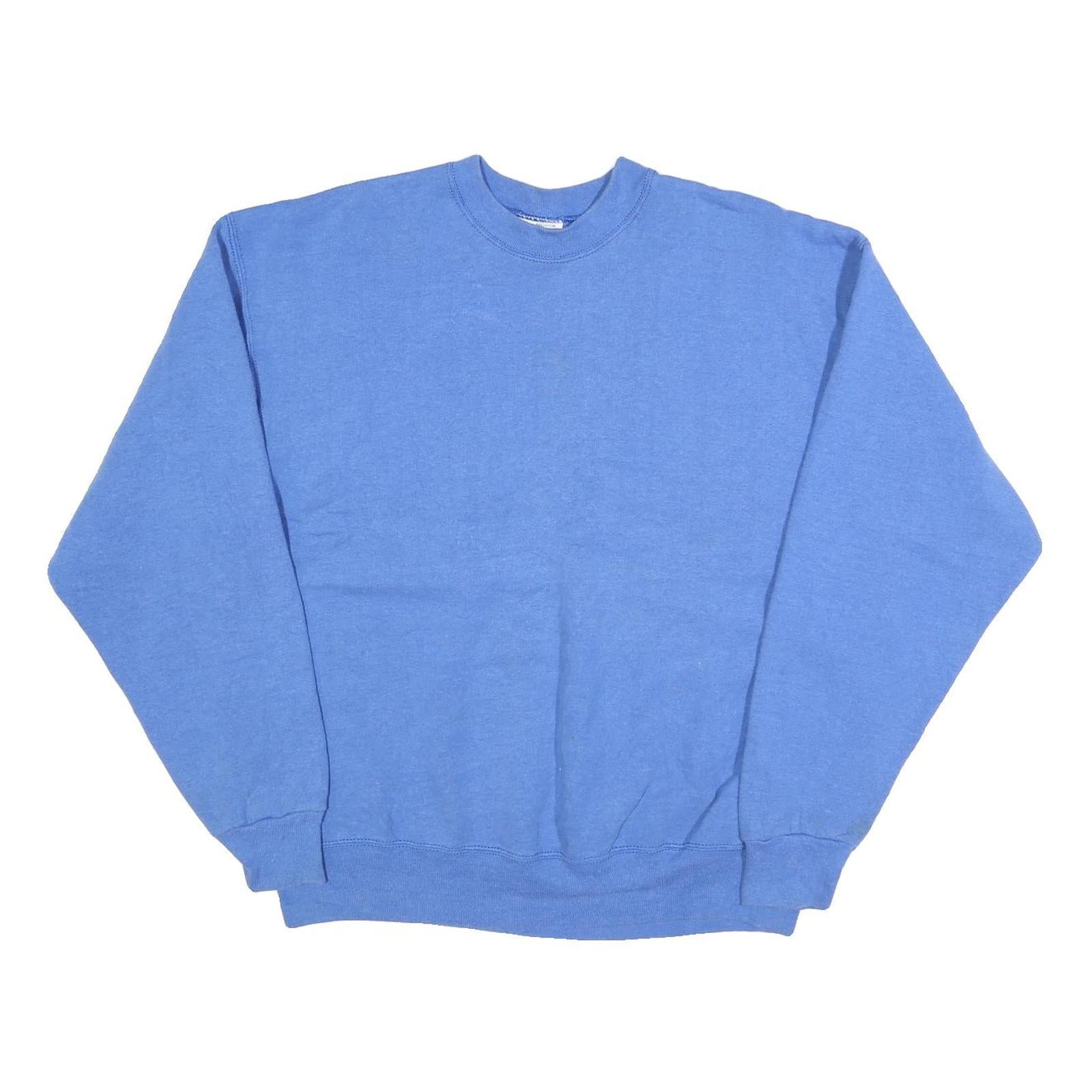 PRO SPIRIT Mens Blue Cotton Blend Crew Neck XL Sweatshirt Casual Pullover Refurbished - N/A refurbished available on Cerqular