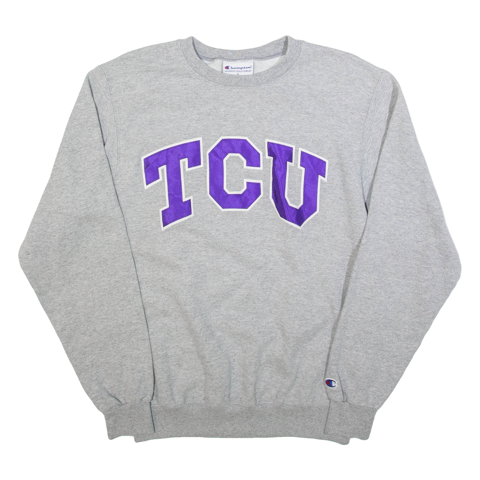 CHAMPION TCU Mens Sweatshirt Grey USA S Refurbished - N/A refurbished available on Cerqular