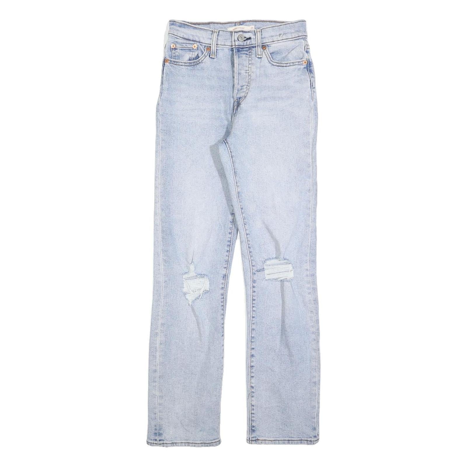 Buy LEVI'S Womens Jeans Blue Regular Straight Denim Light W26 L30 Distressed Refurbished - $41.59 LEVI'S Womens Jeans Blue Regular Straight Denim Light W26 L30 Distressed Refurbished - N/A refurbished available on Cerqular
