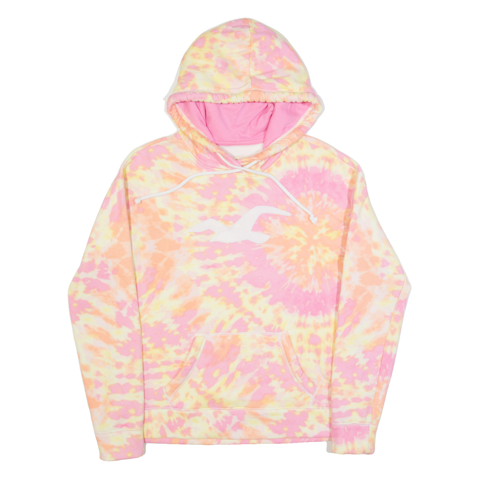 HOLLISTER Tie-Dye Womens Pink Hoodie S Refurbished - N/A refurbished available on Cerqular