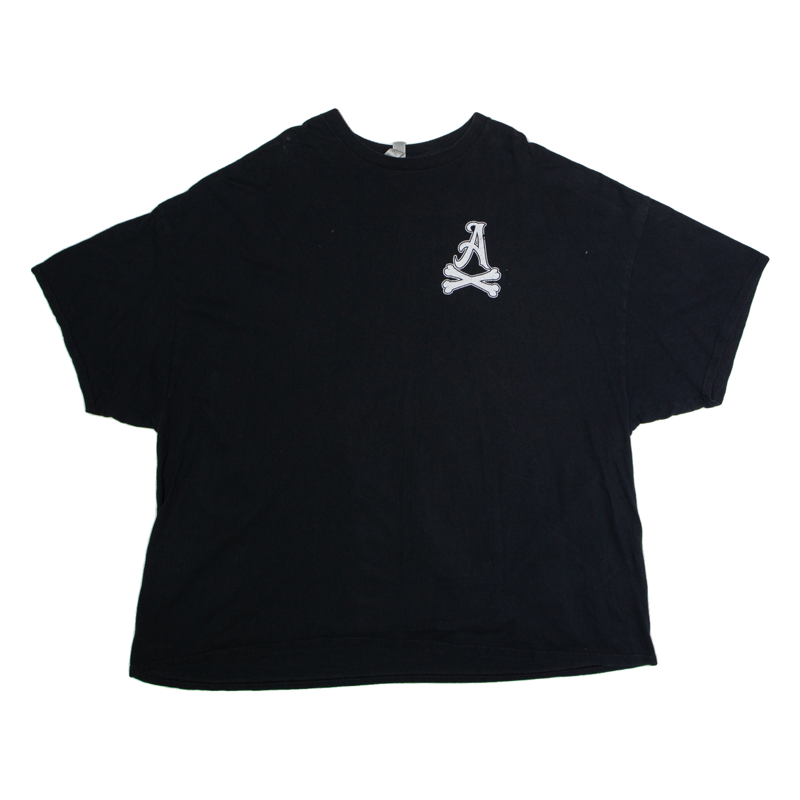 GILDAN Axfratis Mens T-Shirt Black Crew Neck 5XL Refurbished - N/A refurbished available on Cerqular