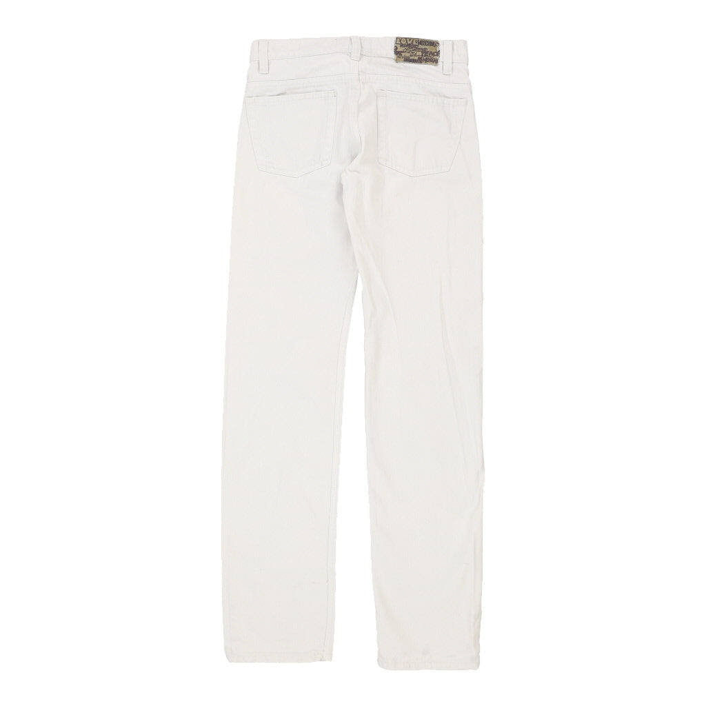 Buy Love Moschino Jeans - 29W UK 8 White Cotton | Size: UK 8 Refurbished - $76.04 Love Moschino Jeans - 29W UK 8 White Cotton | Size: UK 8 Refurbished - N/A (Preloved Designer is not a specific brand, it refurbished available on Cerqular