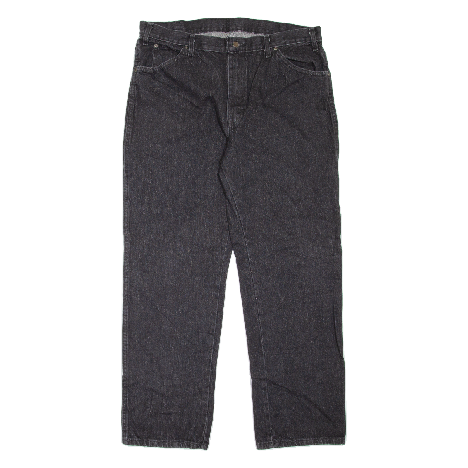 DICKIES Workwear Mens Jeans Black Regular Straight W36 L30 Refurbished - N/A refurbished available on Cerqular
