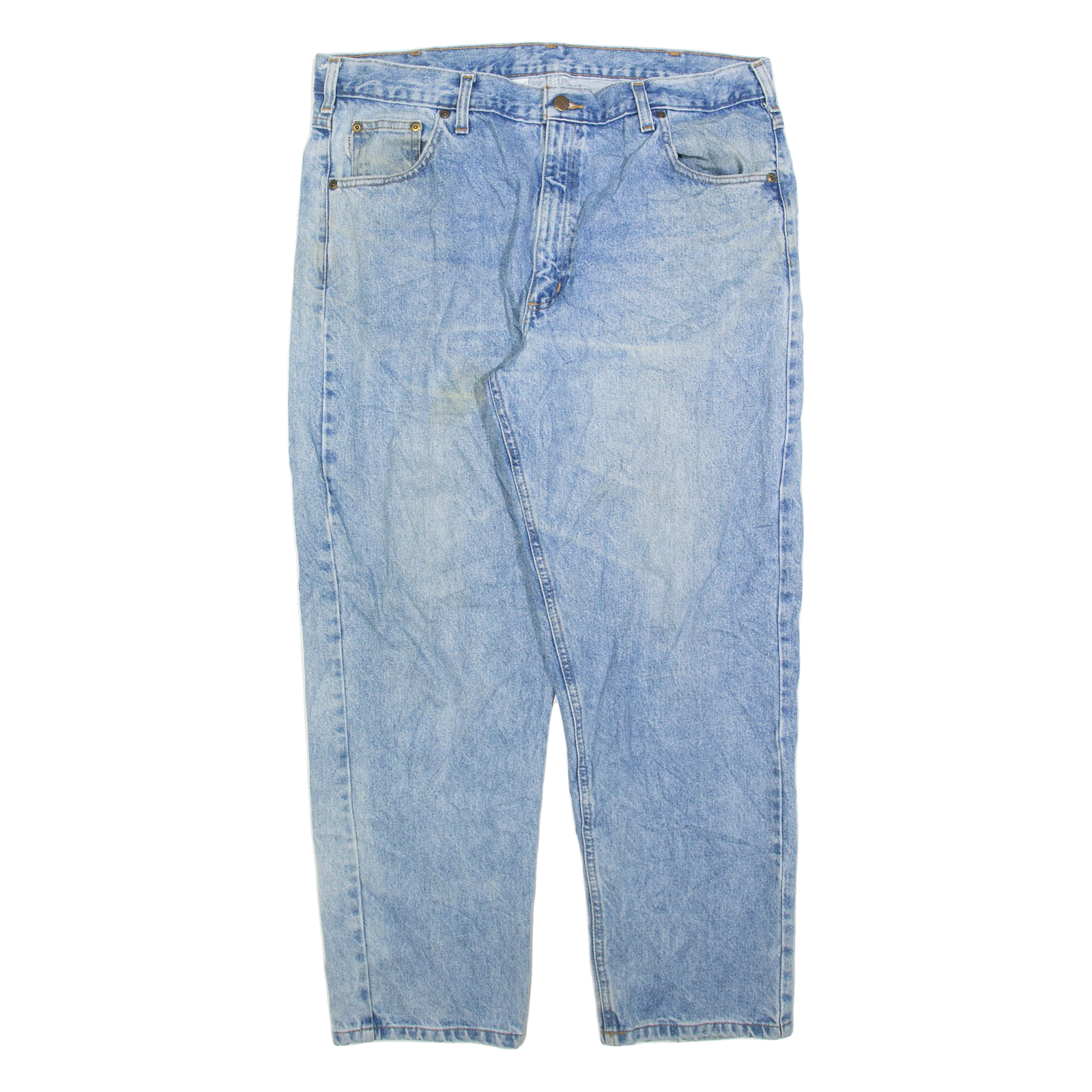 CARHARTT Mens Jeans Blue Relaxed Straight W40 L30 Refurbished - N/A refurbished available on Cerqular