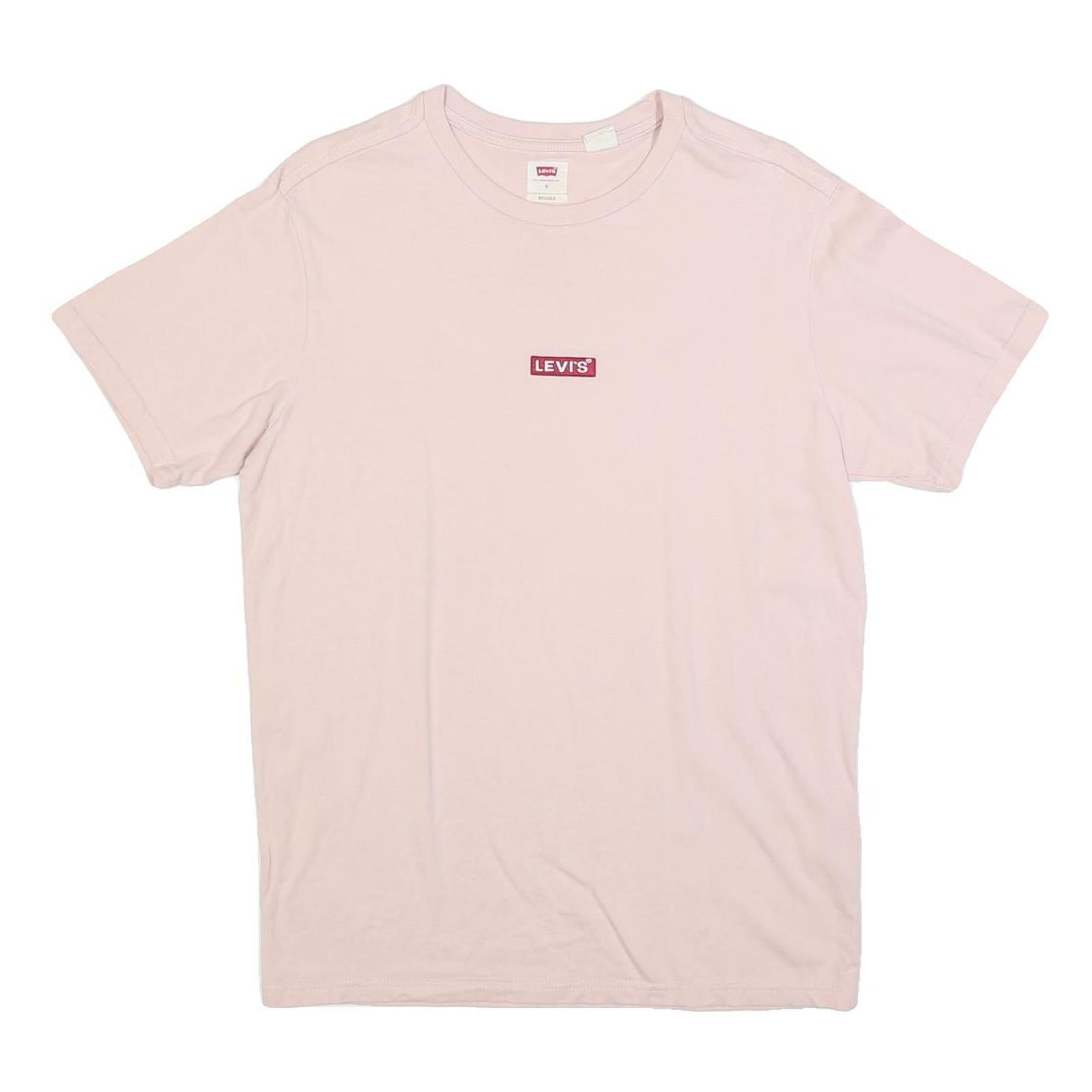 Buy LEVI'S Mens Pale Pink Cotton Blend T-Shirt S Short Sleeve Crew Neck Classic Logo Refurbished - $22.09 LEVI'S Mens Pale Pink Cotton Blend T-Shirt S Short Sleeve Crew Neck Classic Logo Refurbished - N/A refurbished available on Cerqular