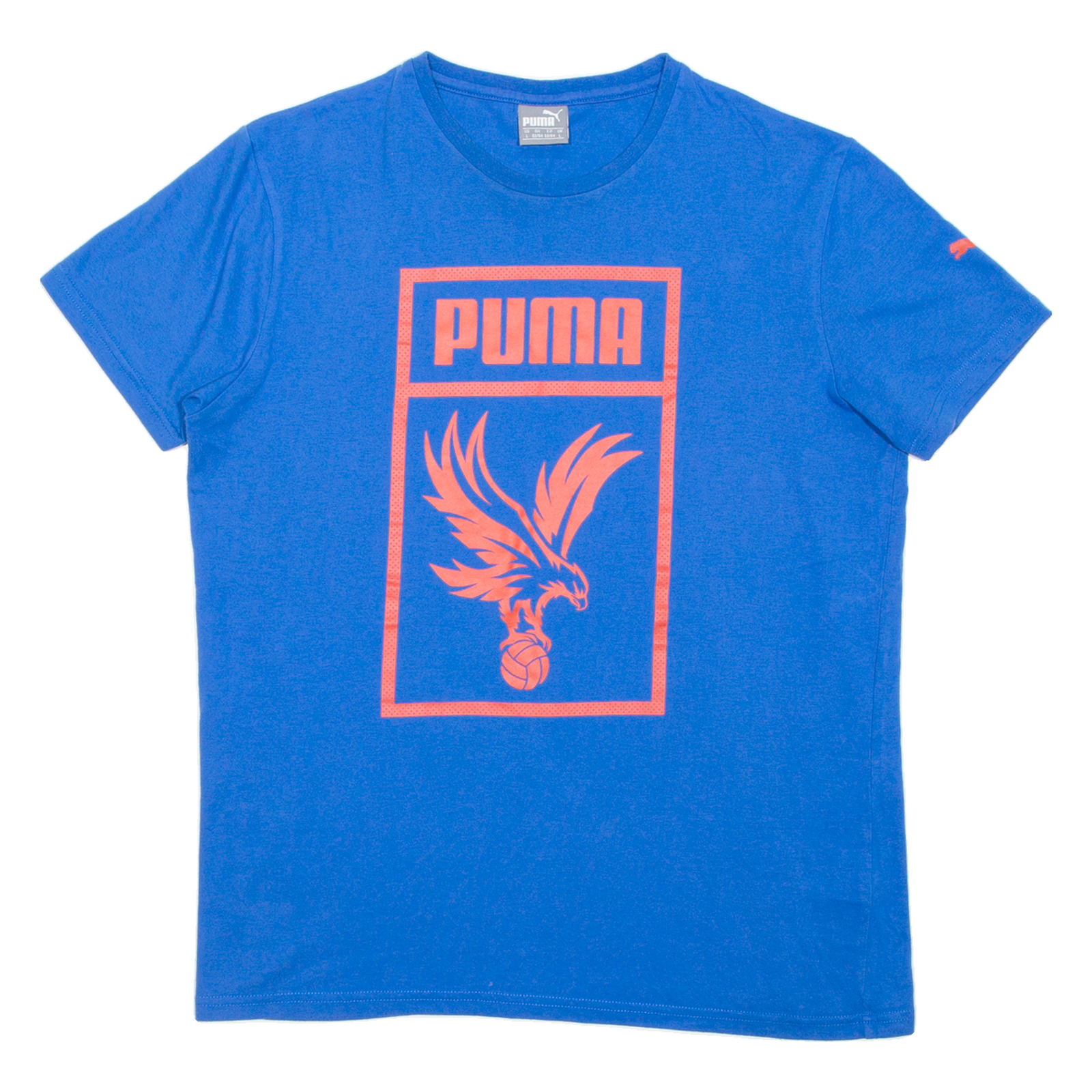 PUMA Mens T-Shirt Blue L Refurbished - N/A refurbished available on Cerqular