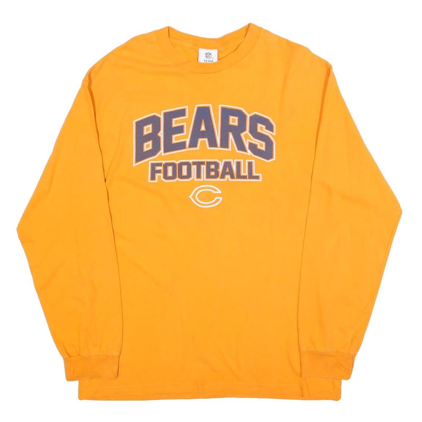 NFL Mens Yellow Bears Football Long Sleeve Crew Neck T-Shirt L Cotton Blend Refurbished - N/A refurbished available on Cerqular