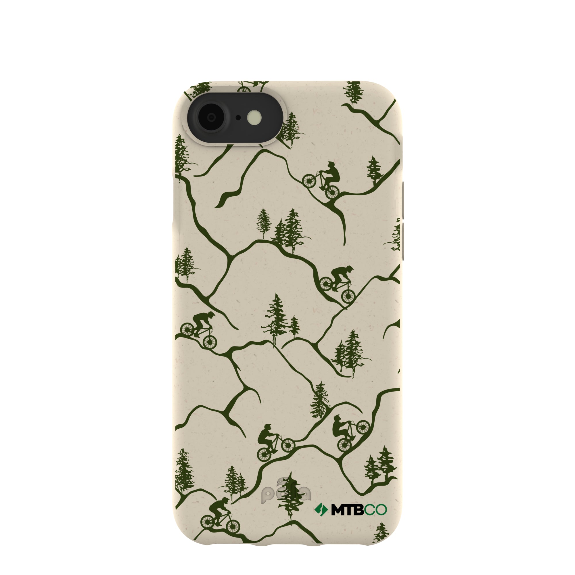 London Fog Bike Trek MTBCO iPhone 6/6s/7/8/SE Case Refurbished - Pela Case refurbished available on Cerqular