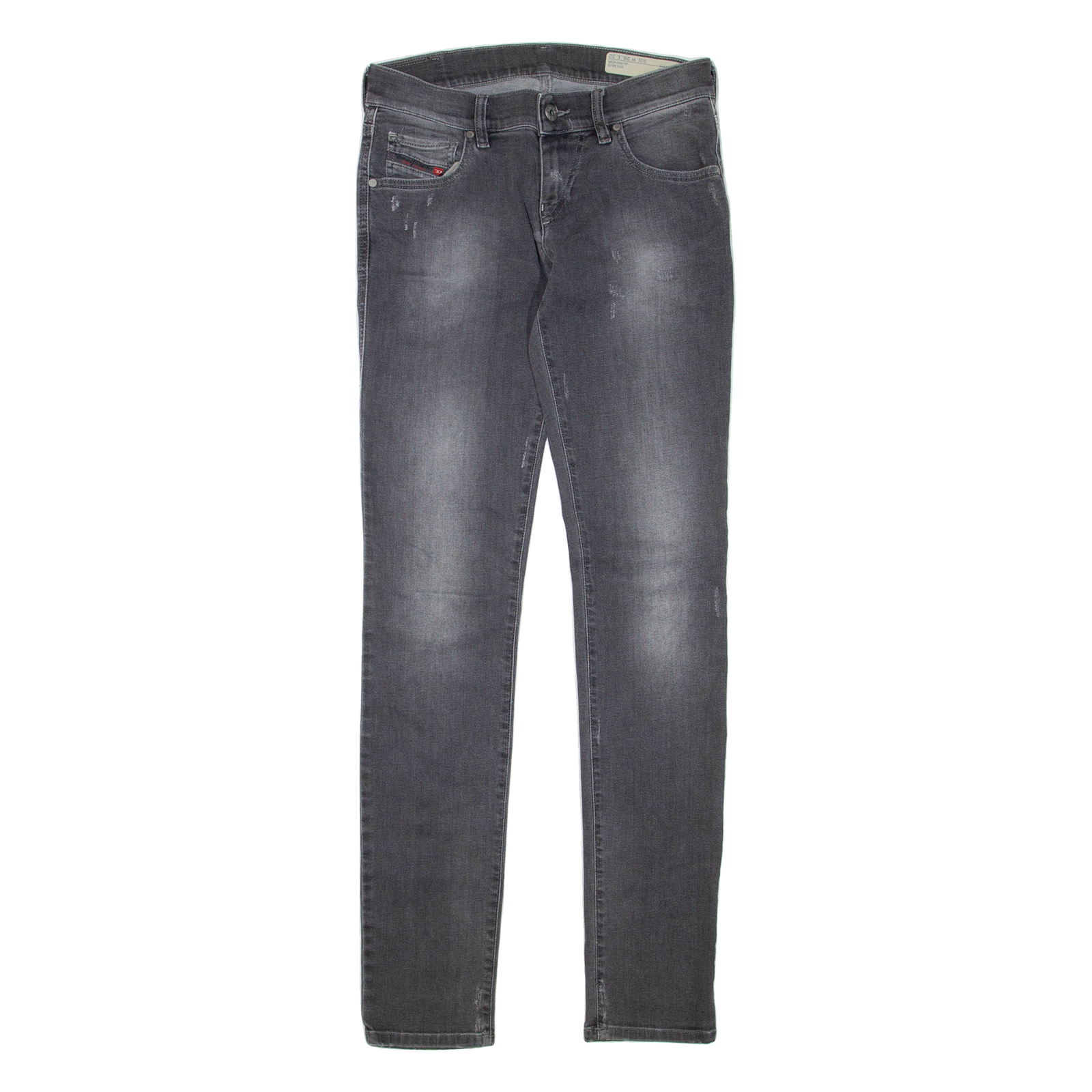 DIESEL Womens Jeans Grey Regular Skinny Stone Wash W26 L32 Refurbished - N/A refurbished available on Cerqular