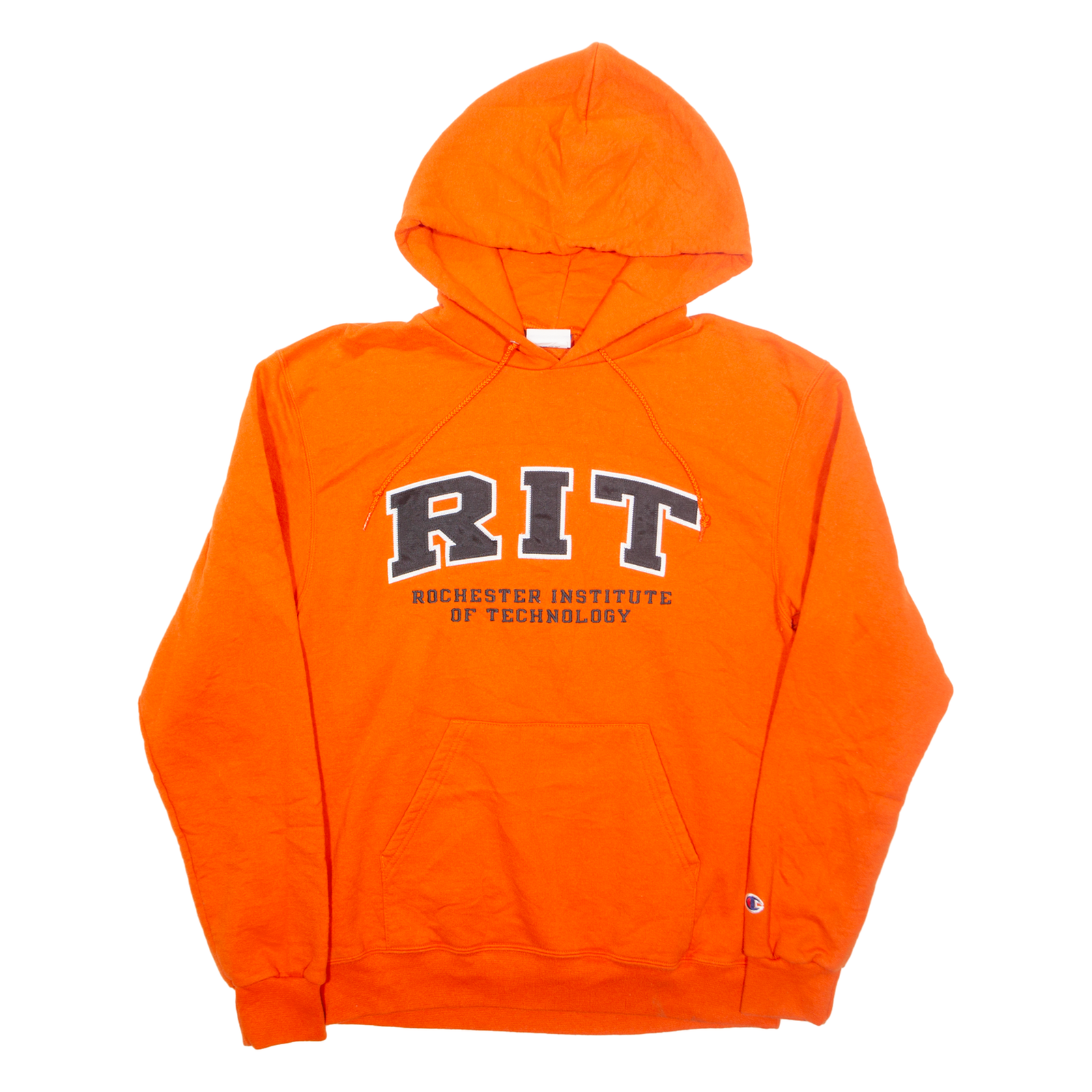 CHAMPION Rochester Institute Of Technology New York Mens Orange Hoodie USA M Refurbished - N/A refurbished available on Cerqular