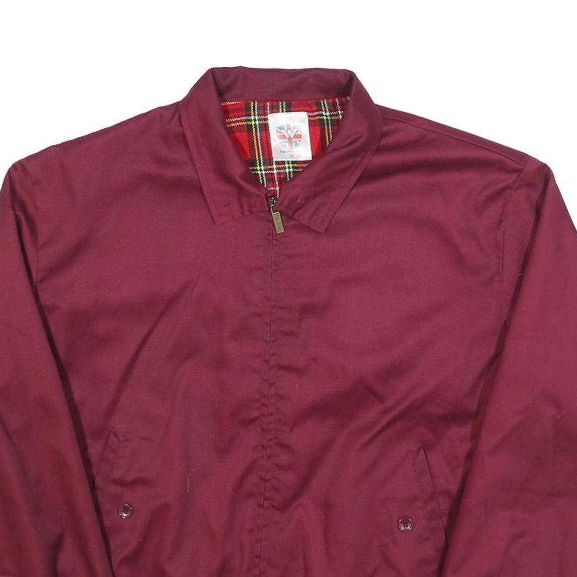 Buy WARRIOR Mens Maroon Cotton Blend Harrington Jacket M Plain Zip Casual Retro Refurbished - $41.59 WARRIOR Mens Maroon Cotton Blend Harrington Jacket M Plain Zip Casual Retro Refurbished - N/A refurbished available on Cerqular