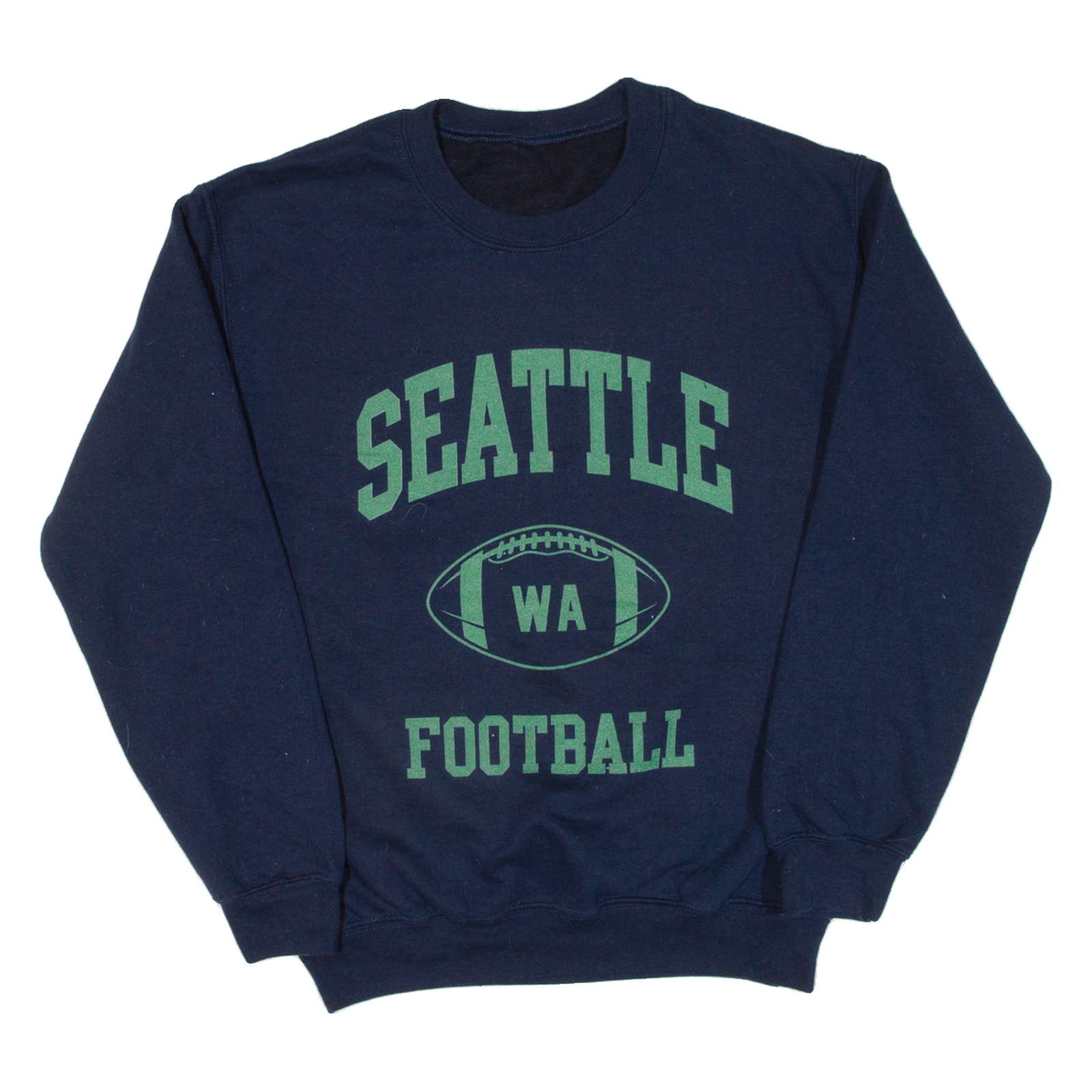 Seattle Football Mens Sweatshirt Blue USA S Refurbished - N/A refurbished available on Cerqular