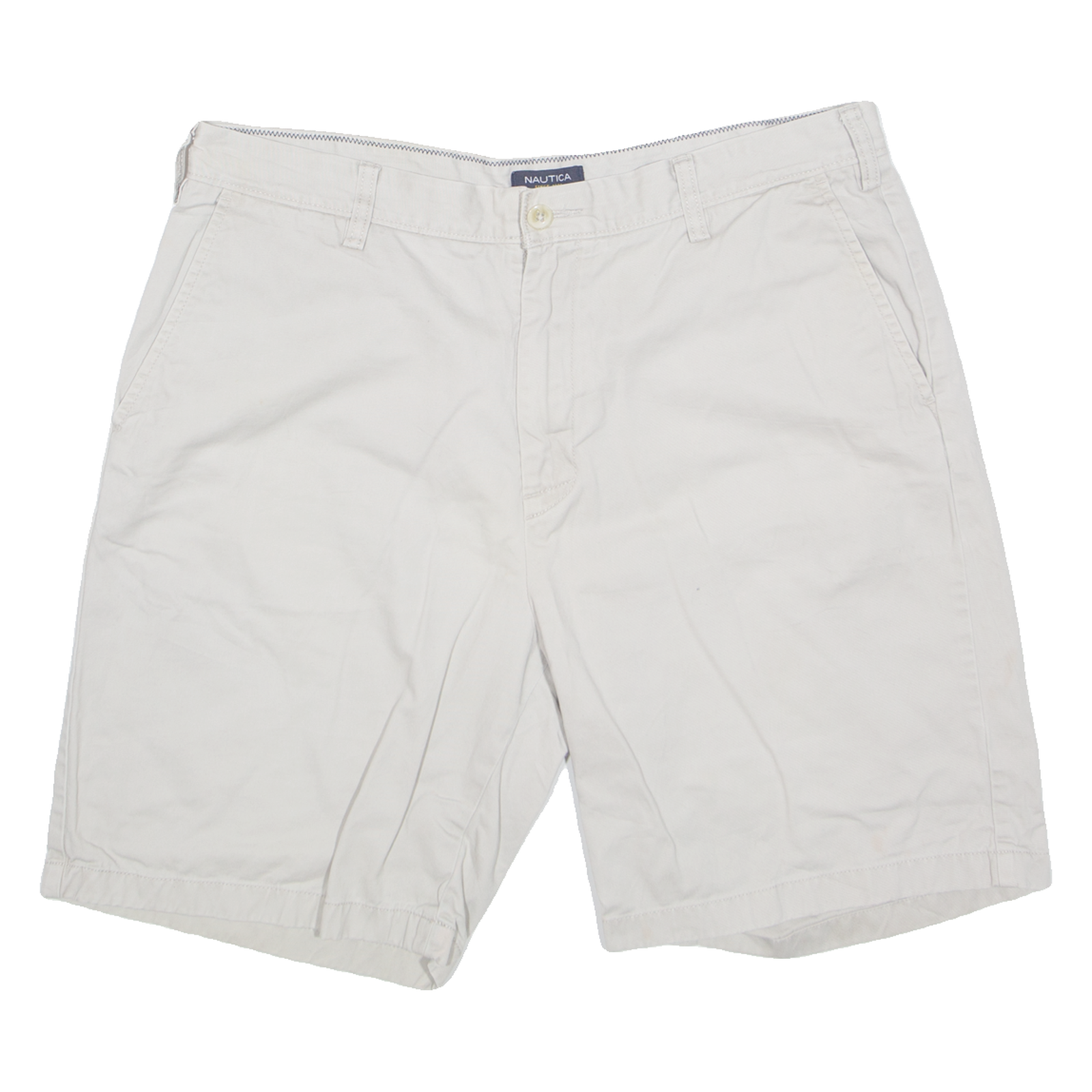 NAUTICA Mens Chino Shorts Beige L W38 Refurbished - N/A refurbished available on Cerqular