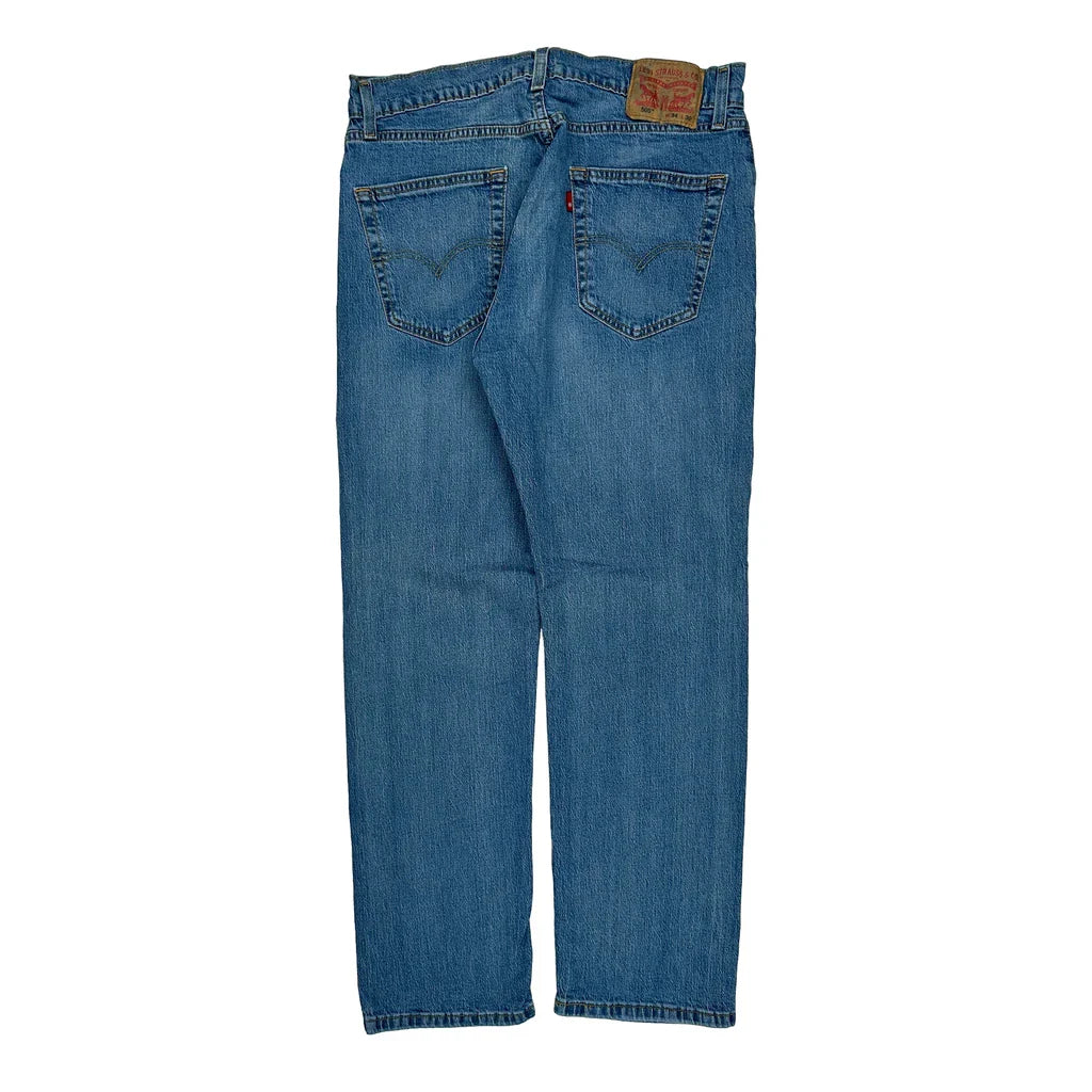505 Levis Jeans - 32W 31L Blue Cotton Refurbished - Thrifted (note: this is a term often used to describe second- refurbished available on Cerqular