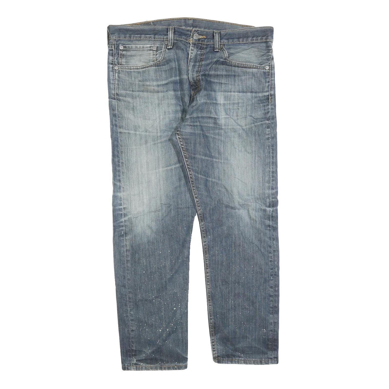 LEVI'S 508 Loose Mens Jeans Blue Regular Cotton Blend Medium W34 L27 Zip Casual Refurbished - N/A refurbished available on Cerqular