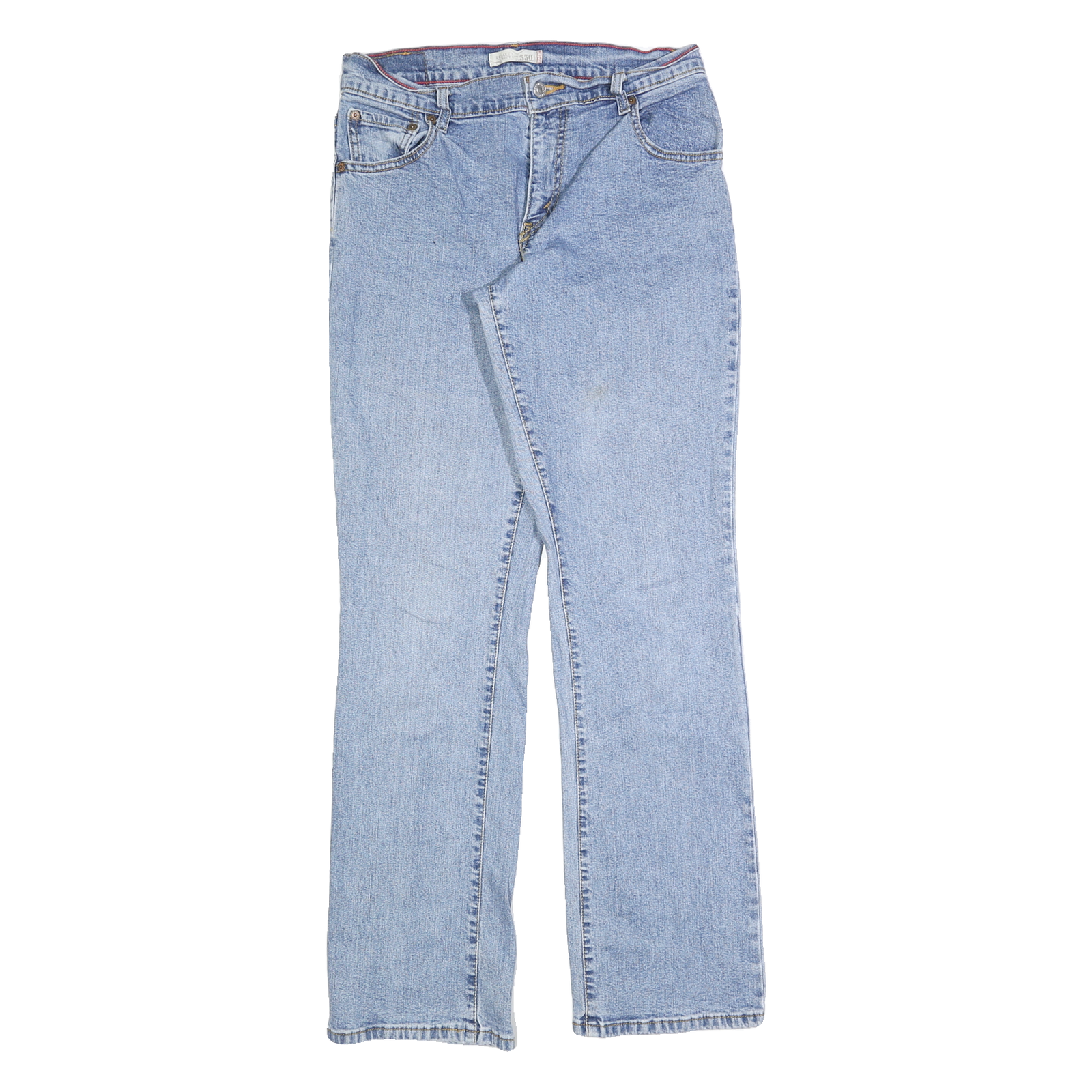 LEVI'S 550 Straight Womens Jeans Blue Relaxed Straight Denim Medium W28 L31 Refurbished - N/A refurbished available on Cerqular