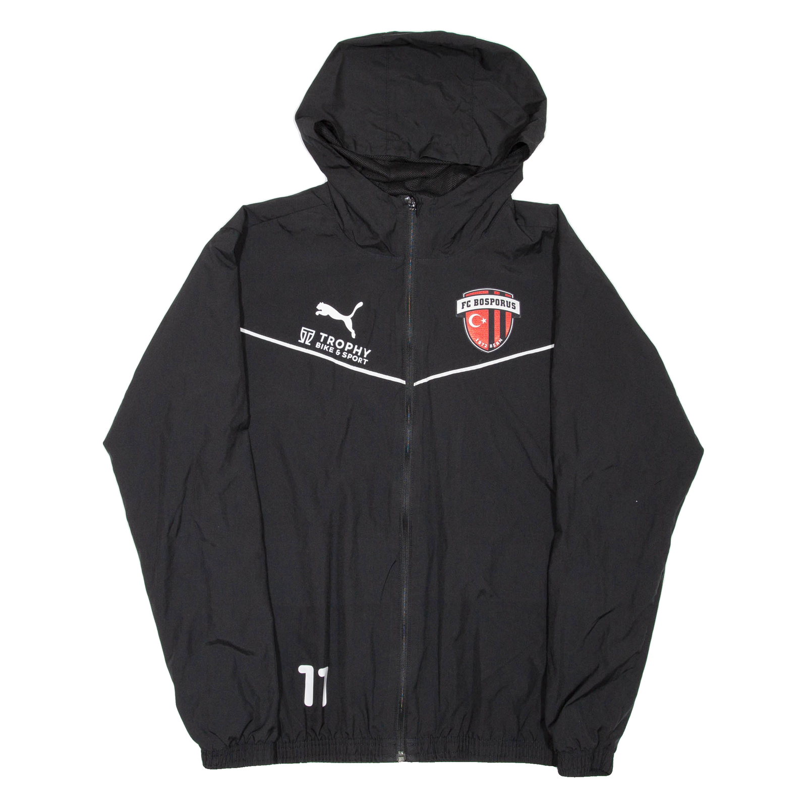 Buy PUMA FC BOSPORUS Mens Rain Jacket Black Hooded M Refurbished - $21.83 PUMA FC BOSPORUS Mens Rain Jacket Black Hooded M Refurbished - N/A refurbished available on Cerqular