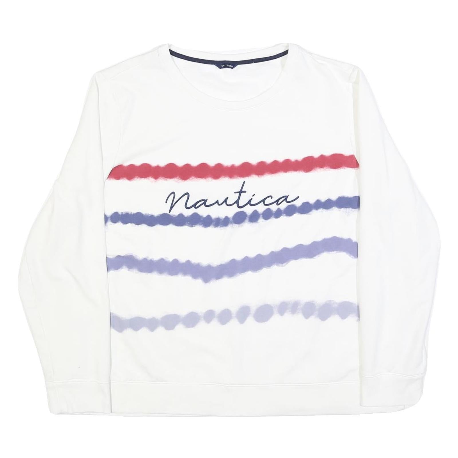 Buy NAUTICA Womens White Crew Neck XL Sweatshirt Cotton Blend Casual Pullover Refurbished - $32.49 NAUTICA Womens White Crew Neck XL Sweatshirt Cotton Blend Casual Pullover Refurbished - N/A refurbished available on Cerqular